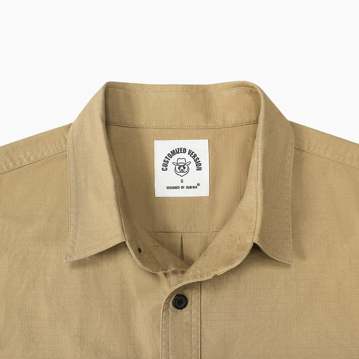 Dubinik® Mens Short Sleeve Button Down Shirts Two Pocket Vintage Mens
