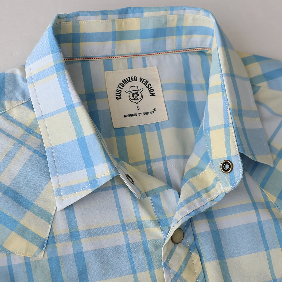 Dubinik® 4.1oz Pearl Snap Shirts For Men Long Sleeve Lightweight Casua