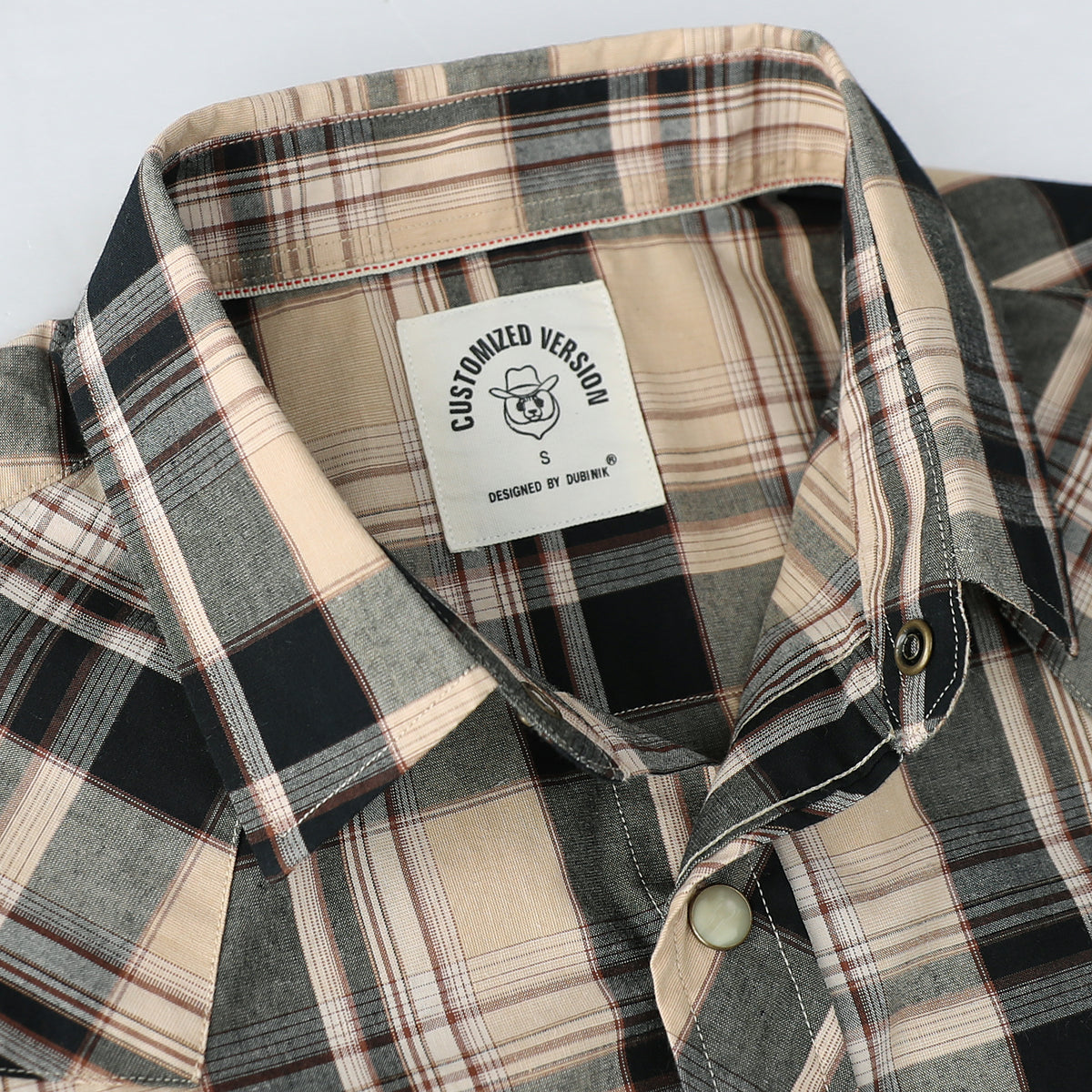 Dubinik® 4.1oz Pearl Snap Shirts For Men Long Sleeve Lightweight Casua