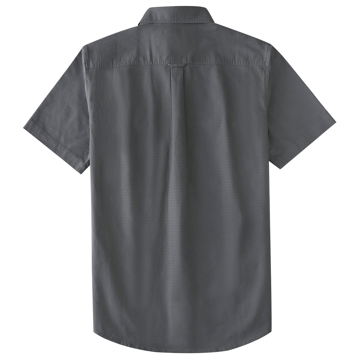 Dubinik® Mens Short Sleeve Shirts Two Pocket Vintage Mens Work Shirt C