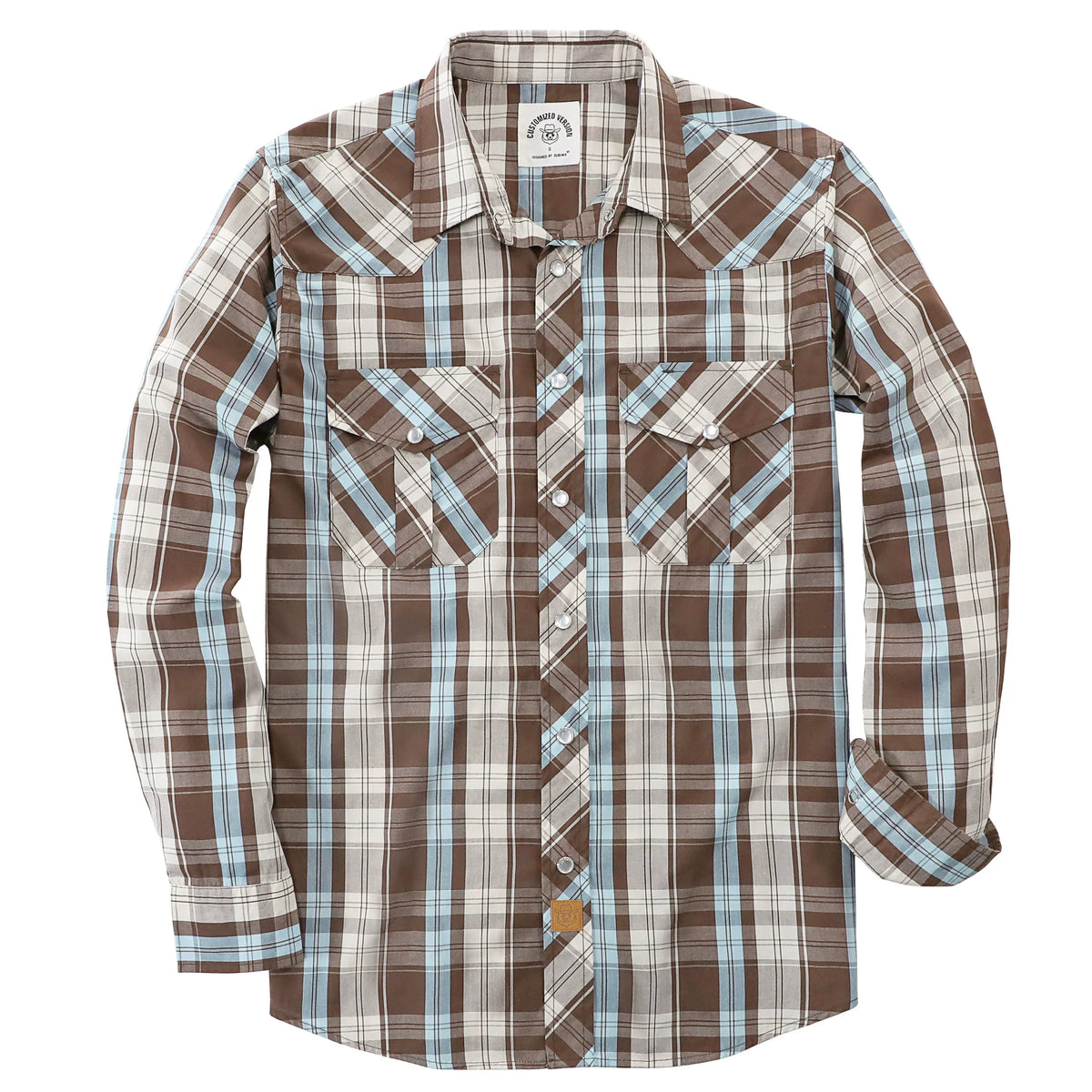 ラッキーブランド メンズ シャツ トップス Men's Corduroy-Collar Long