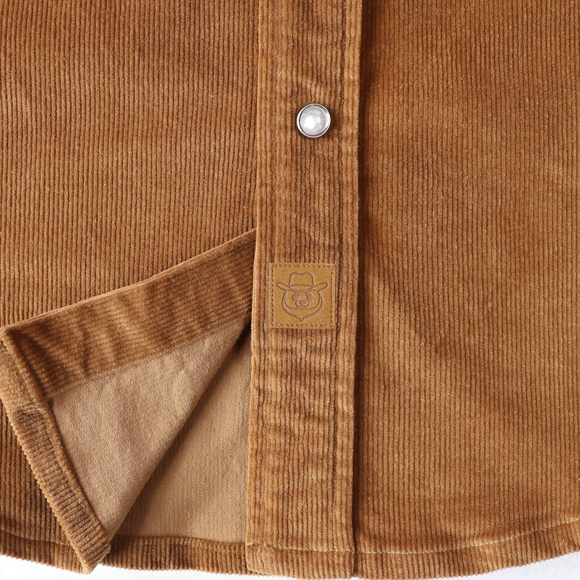 Dubinik® Corduroy Jacket Men Sawtooth Snap Pocket  Casual Cotton Pearl Snap Western Work Shirts Vintage Long Sleeve#32001