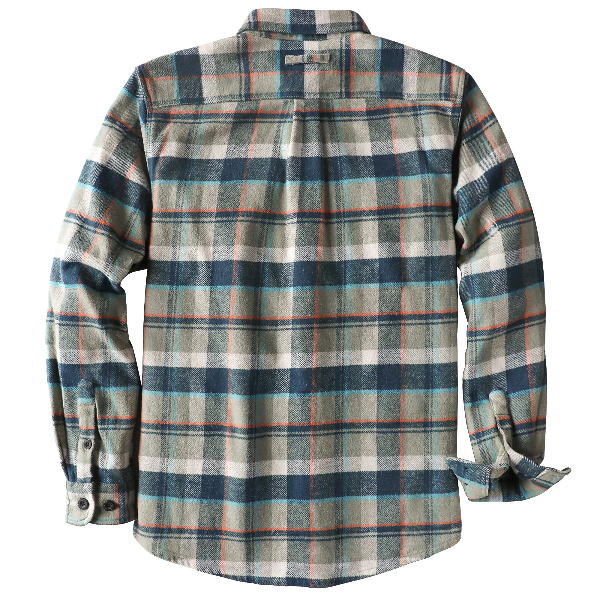 Dubinik® 13oz Ultra Heavyweight Flannel Shirt for Men Long Sleeve Mens Plaid Button Down Shirts for Men Vintage 100% Cotton#0081012