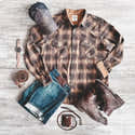 Chemise Homme Carreaux Western - Manches Longues, Boutons-pression, Coupe Regular Fit - 3