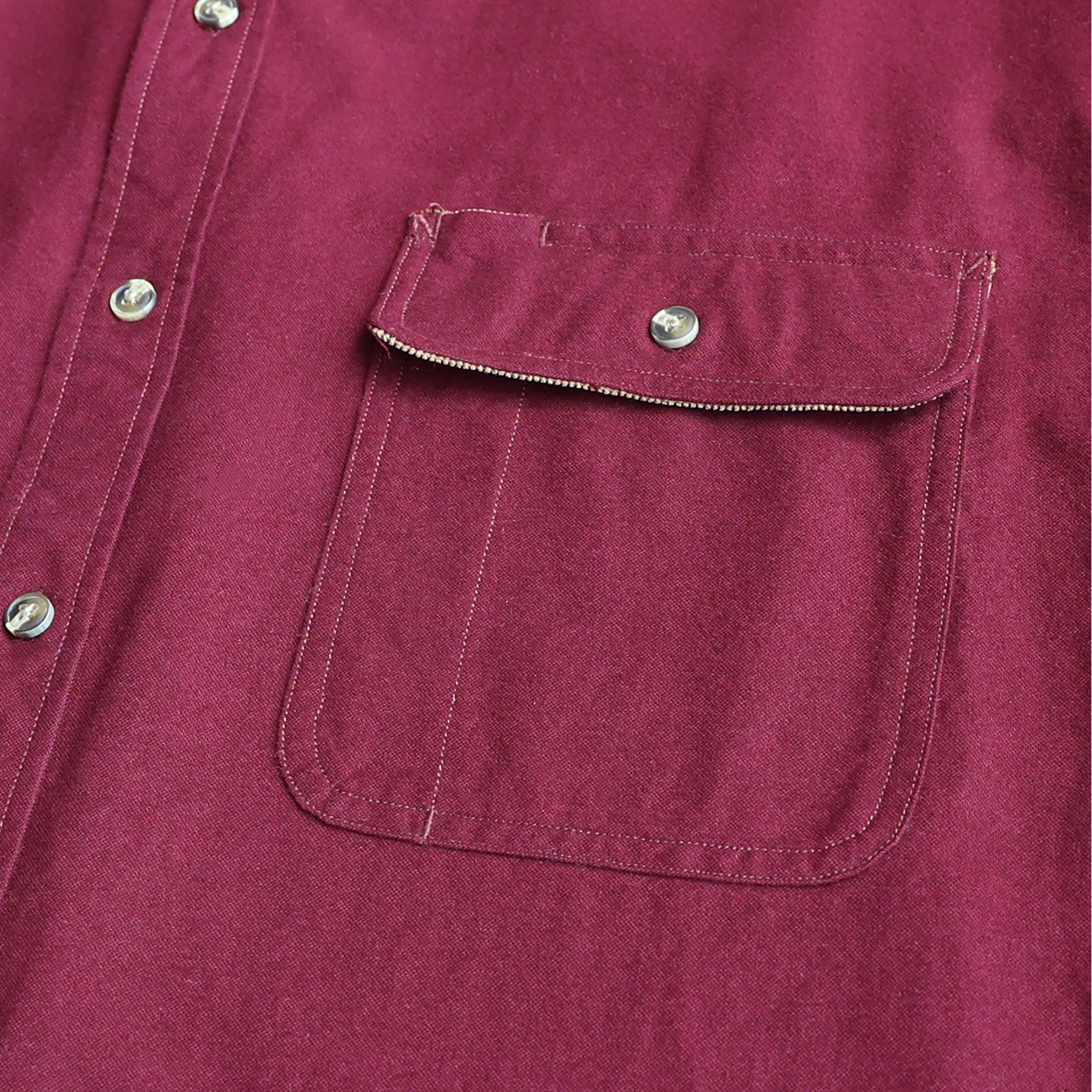 Chemises en flanelle mi-lourde pour hommes, manches longues, décontractées, boutonnées, 100 % coton brossé, n° 1018