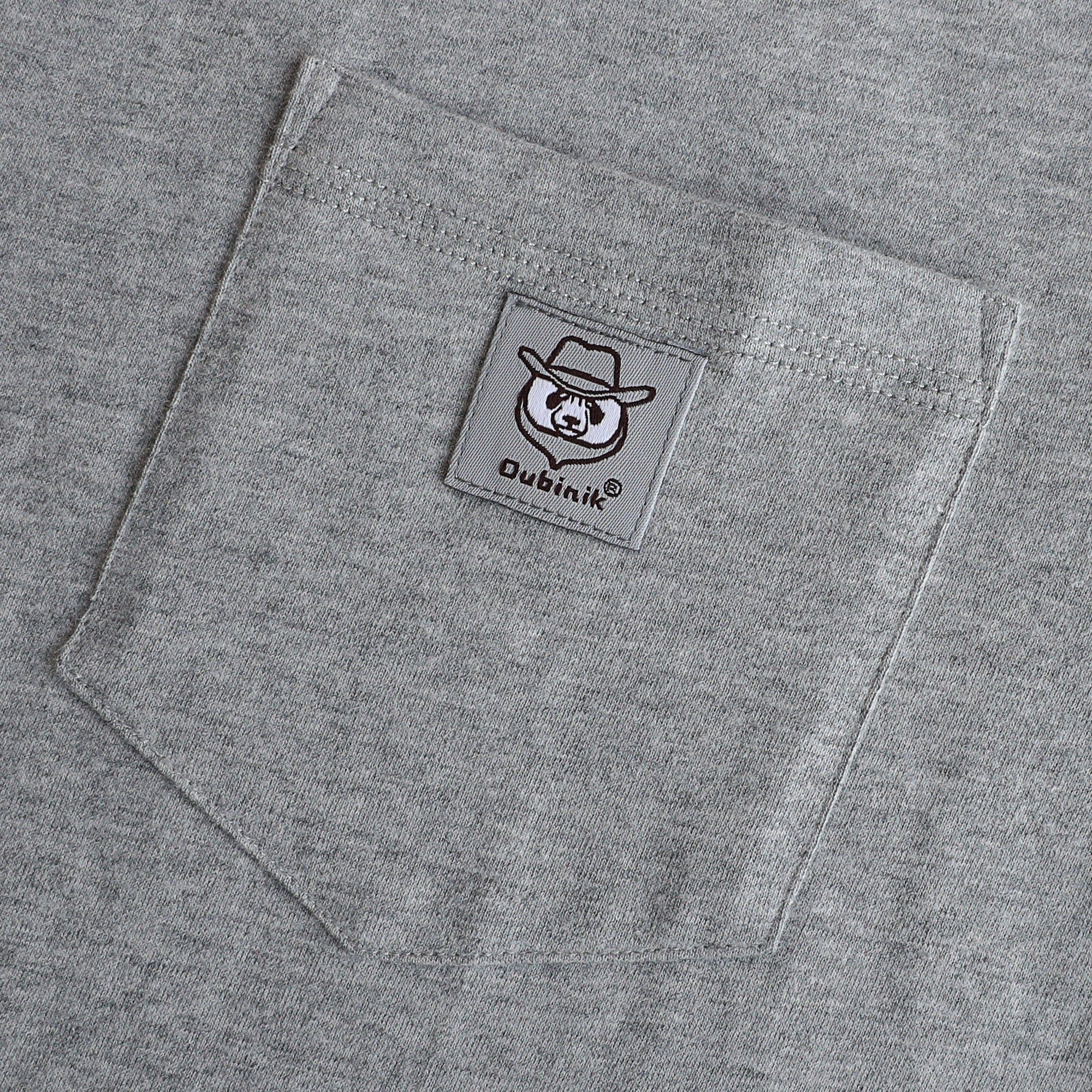 Dubinik® Men's Long Sleeve T-Shirts 100% Cotton Heightwight Workwear with Pocket#31201