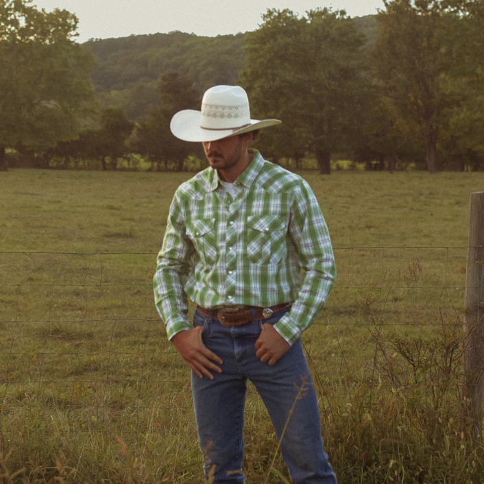 Dubinik® Pearl Snap Long Sleeve Western Shirts for Men Vintage Casual Plaid Cowboy Shirts#42022 Tall size in stock now!