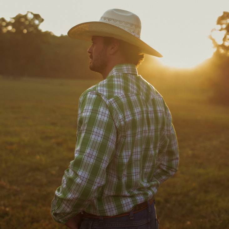 Dubinik® Pearl Snap Long Sleeve Western Shirts for Men Vintage Casual Plaid Cowboy Shirts#42022 Tall size in stock now!