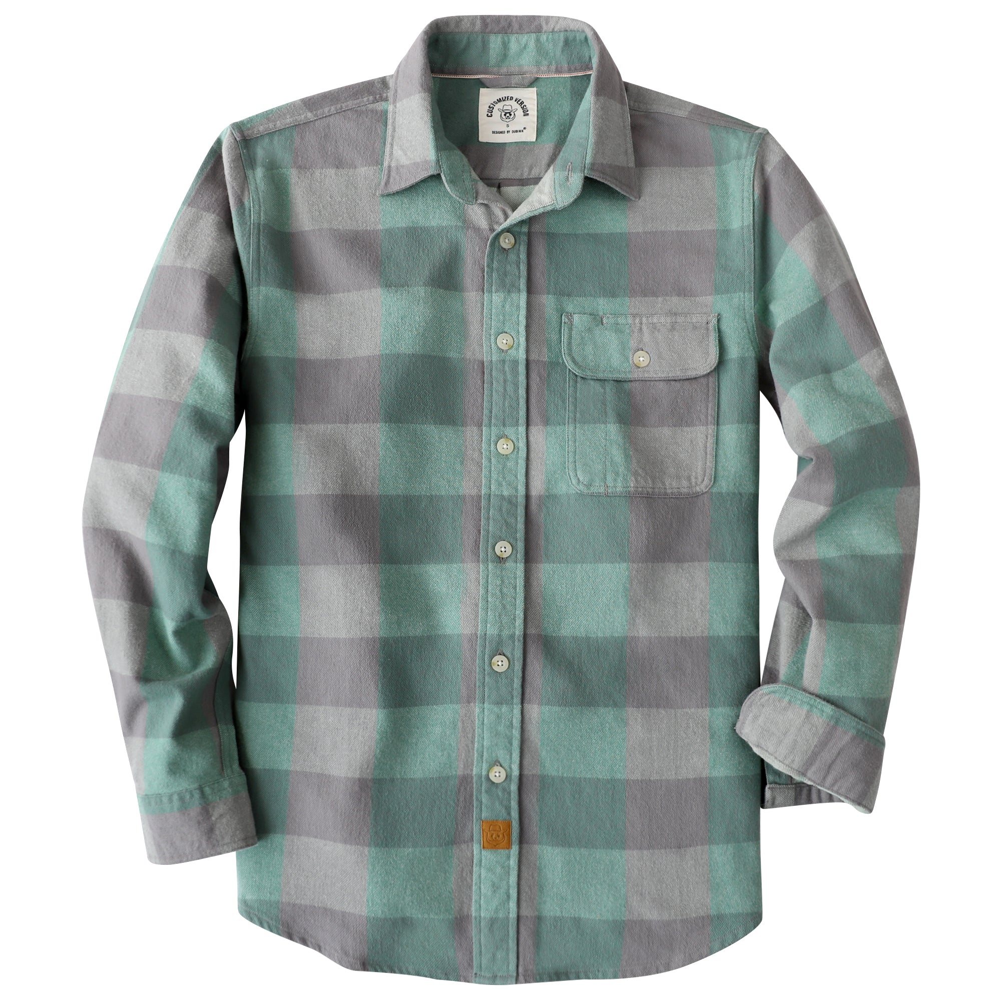 Dubinik®Mens Flannel Shirts Long Sleeve Flannel Shirt For Men Warm Casual Soft Cotton Button Down Plaid Mens Flannel Shirt#34024