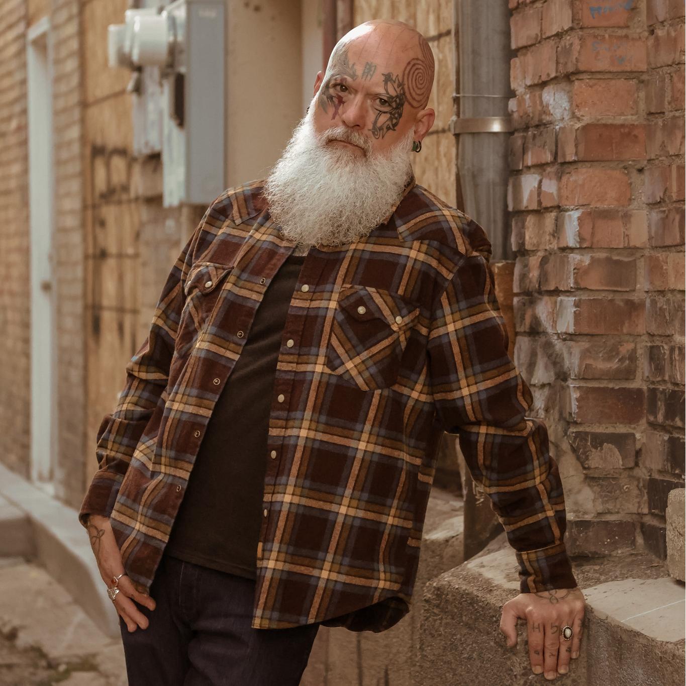Dubinik® 6.3oz Flannel Shirt for Men Long Sleeve Casual Cozy Snap Butt