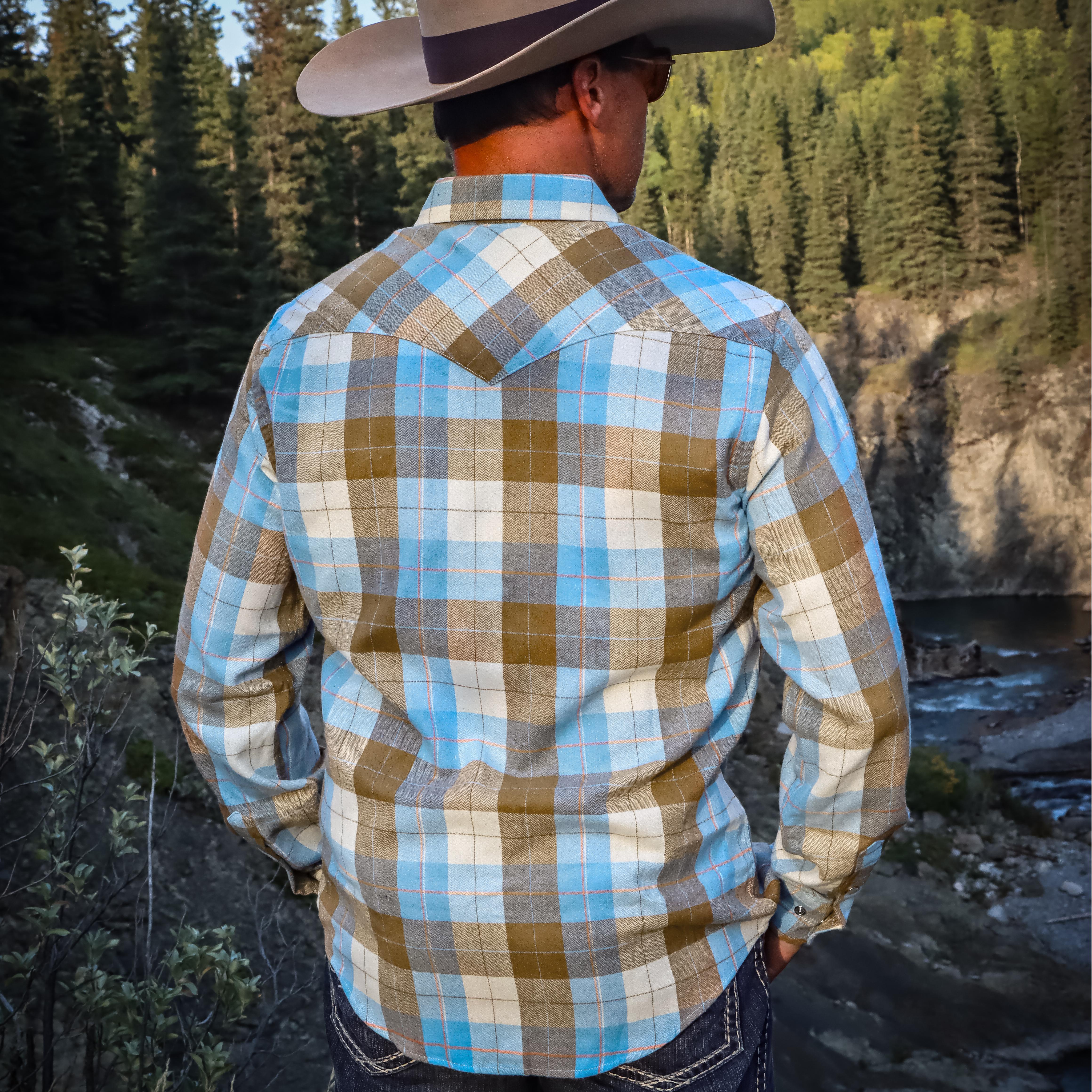 Mens Flannel Long Sleeve Pearl Snap Buttons Western Cowboy Vintage Casual Shirts #2821 Tall size in stock now!