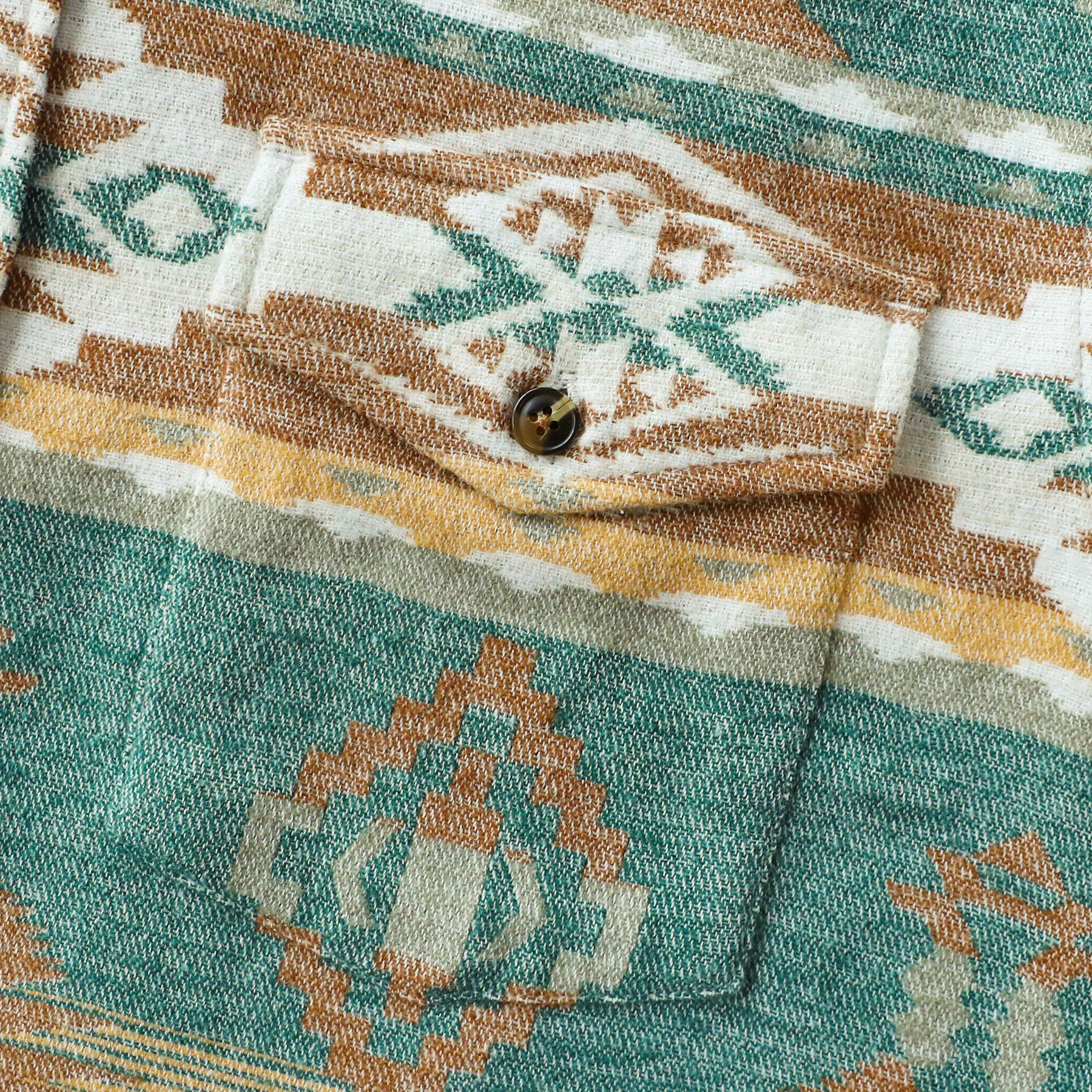 Dubinik® Herren Azteken-Flanellhemd, schwer, langärmlig, Button-Down, komplett aus weich gebürsteter Baumwolle, Cowboy-Funktionshemd, Freizeithemd, Jacke #30027