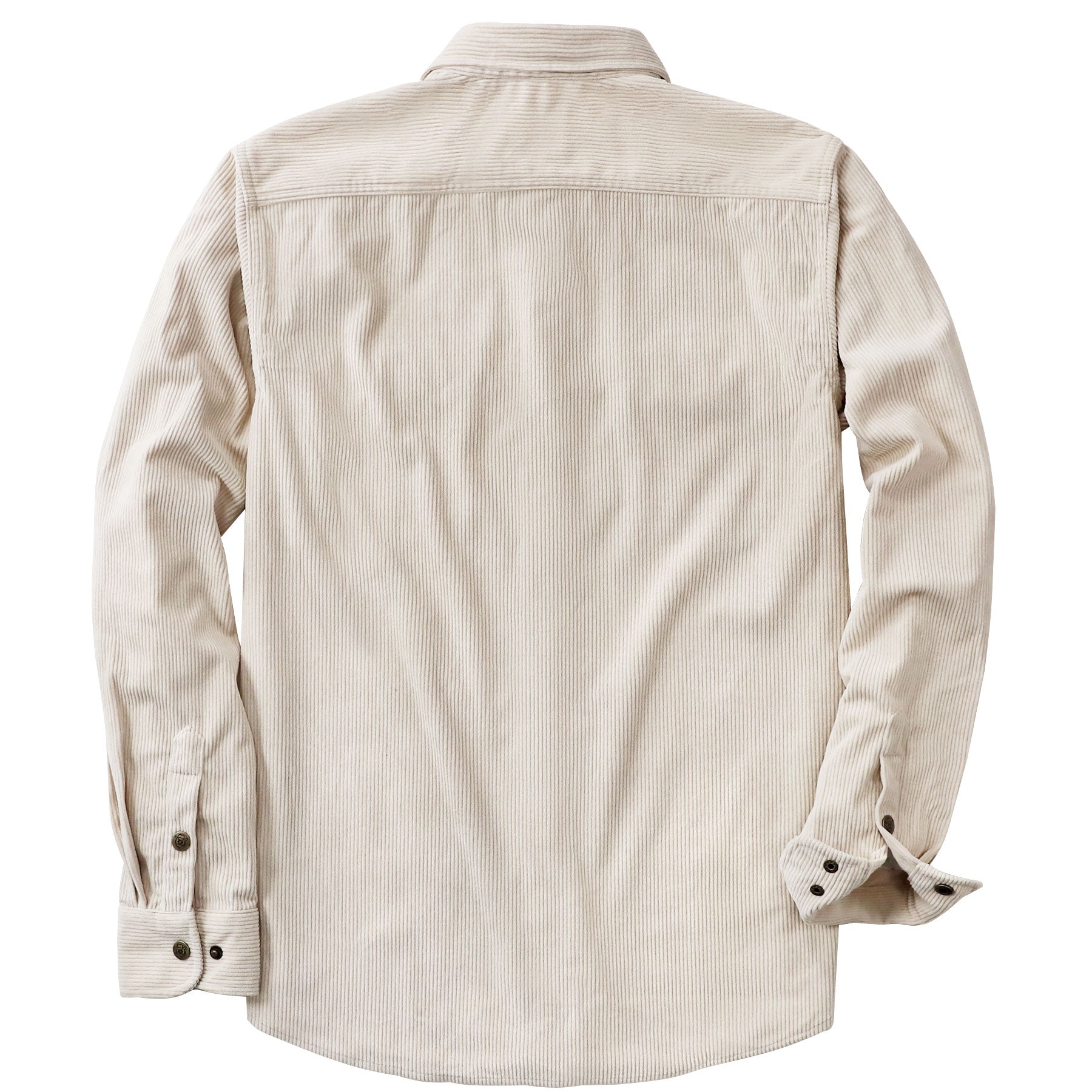 Dubinik® Corduroy Shirt Men Corduroy Jacket Men Long Sleeve Casual Work Vintage Regular Fit Mens Snap Button Shirt#31003