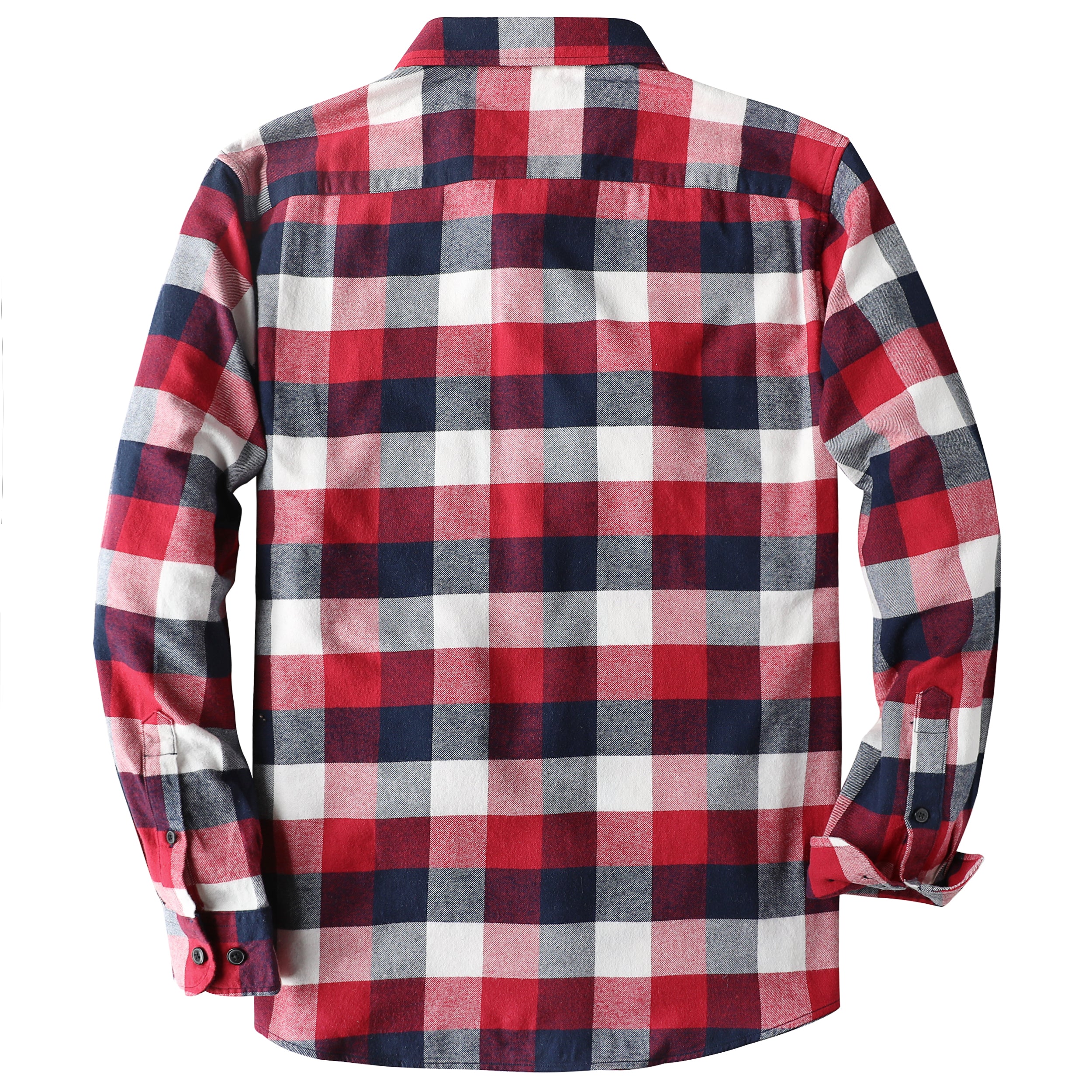 Men's Plaid Flannel Long Sleeve Shirts #0347