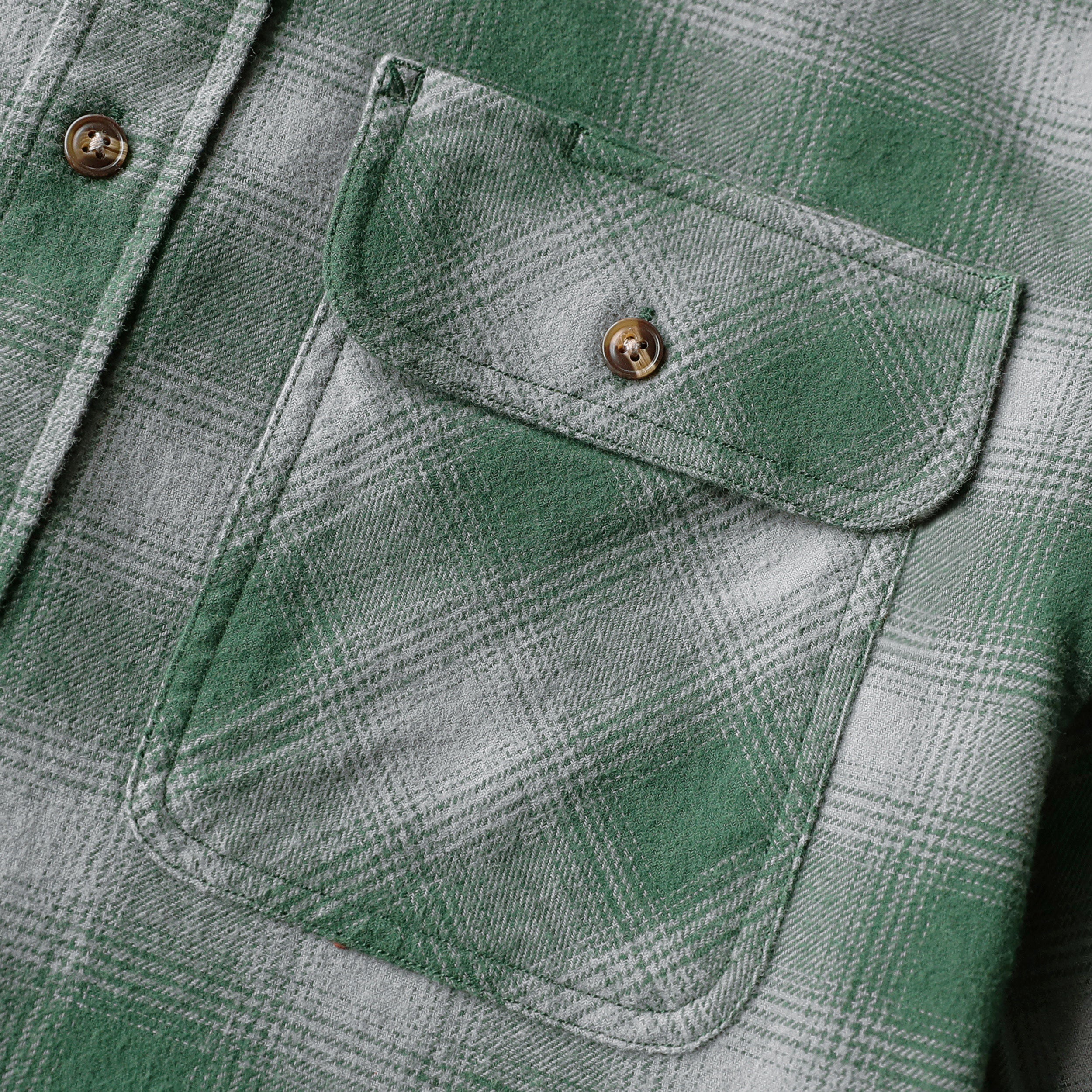 Chemise en flanelle Dubinik® pour homme, manches longues, boutonnée, à carreaux, tout en coton doux et brossé, chemise utilitaire décontractée #0030024