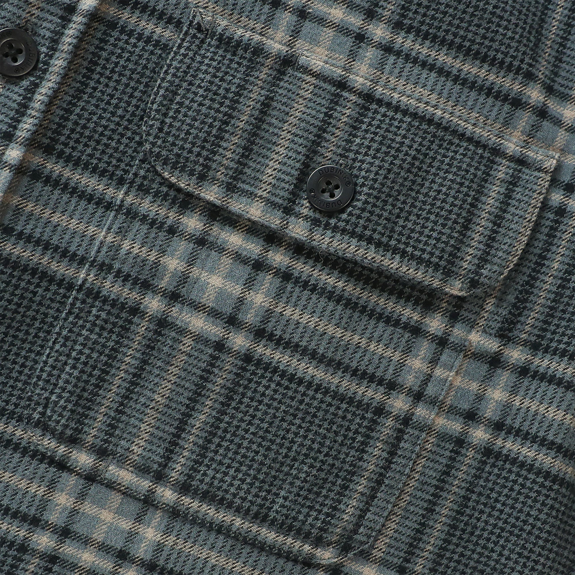 Chemise à carreaux Dubinik® à manches longues et mi-lourde pour homme, chaude, décontractée et douce, en coton, boutonnée, #3404