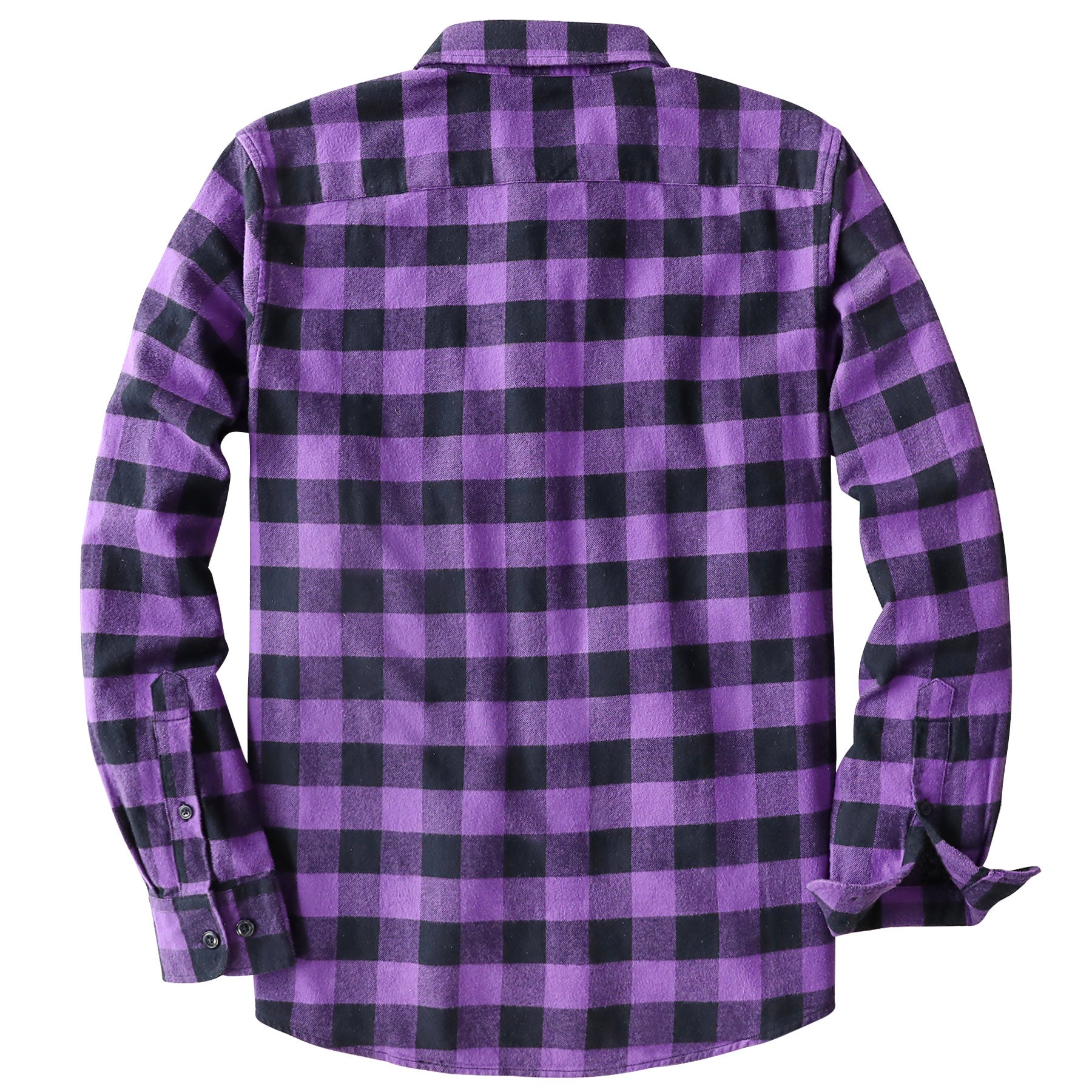 Dubinik® Flanellhemd für Herren, 100 % Baumwolle, Herren-Flanellhemden, langärmelig, kariert, weich, lässig, Button-Down-Hemd, Herren #66208