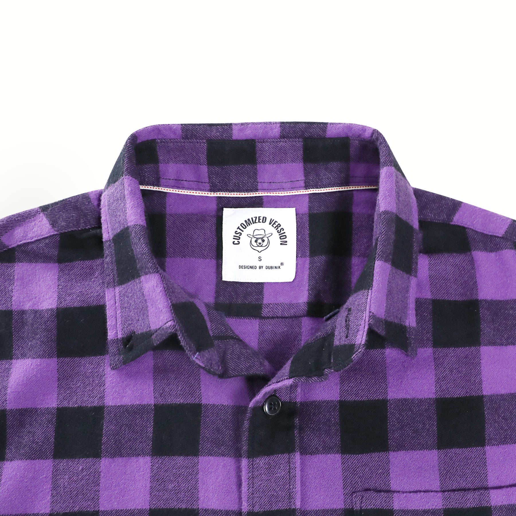 Dubinik® Flanellhemd für Herren, 100 % Baumwolle, Herren-Flanellhemden, langärmelig, kariert, weich, lässig, Button-Down-Hemd, Herren #66208