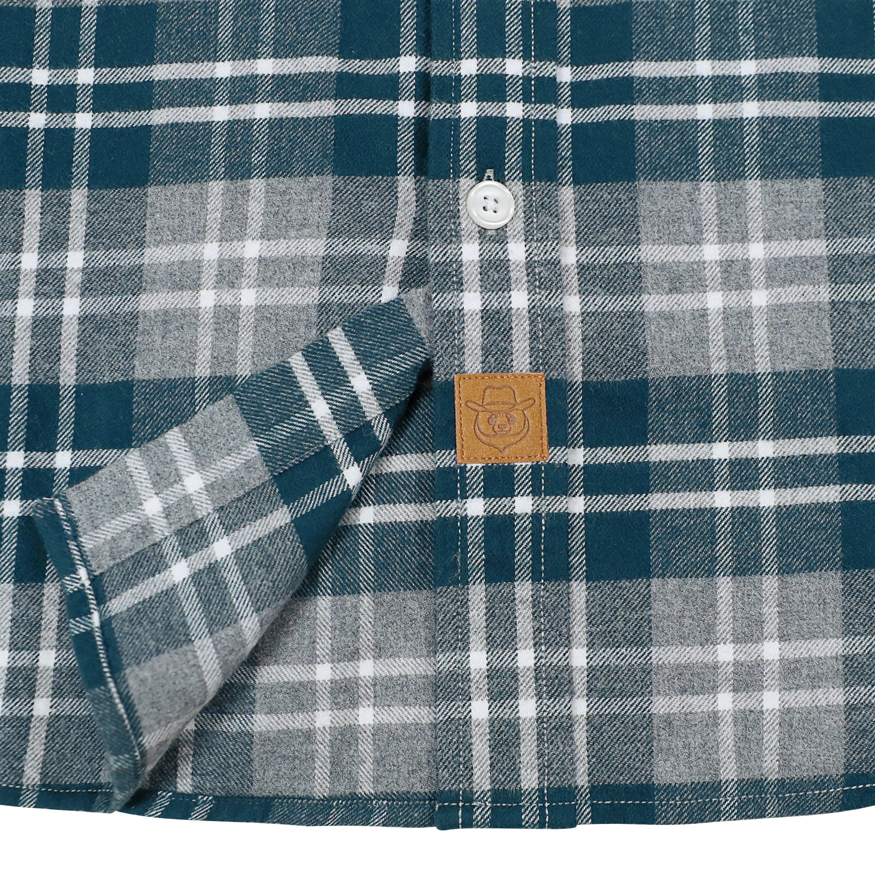 Dubinik® Flanellhemd für Herren, 100 % Baumwolle, Herren-Flanellhemden, langärmelig, kariert, weich, lässig, Button-Down-Hemd, Herren #66023