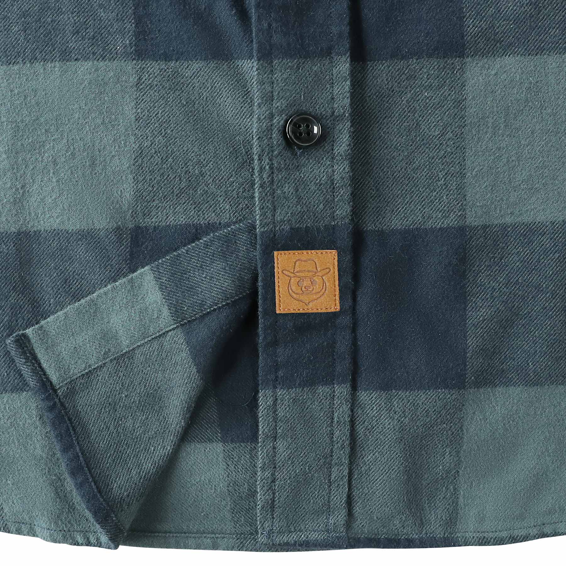 Dubinik® Flanellhemd für Herren, 100 % Baumwolle, Herren-Flanellhemden, langärmelig, kariert, weich, lässig, Button-Down-Hemd, Herren #66028