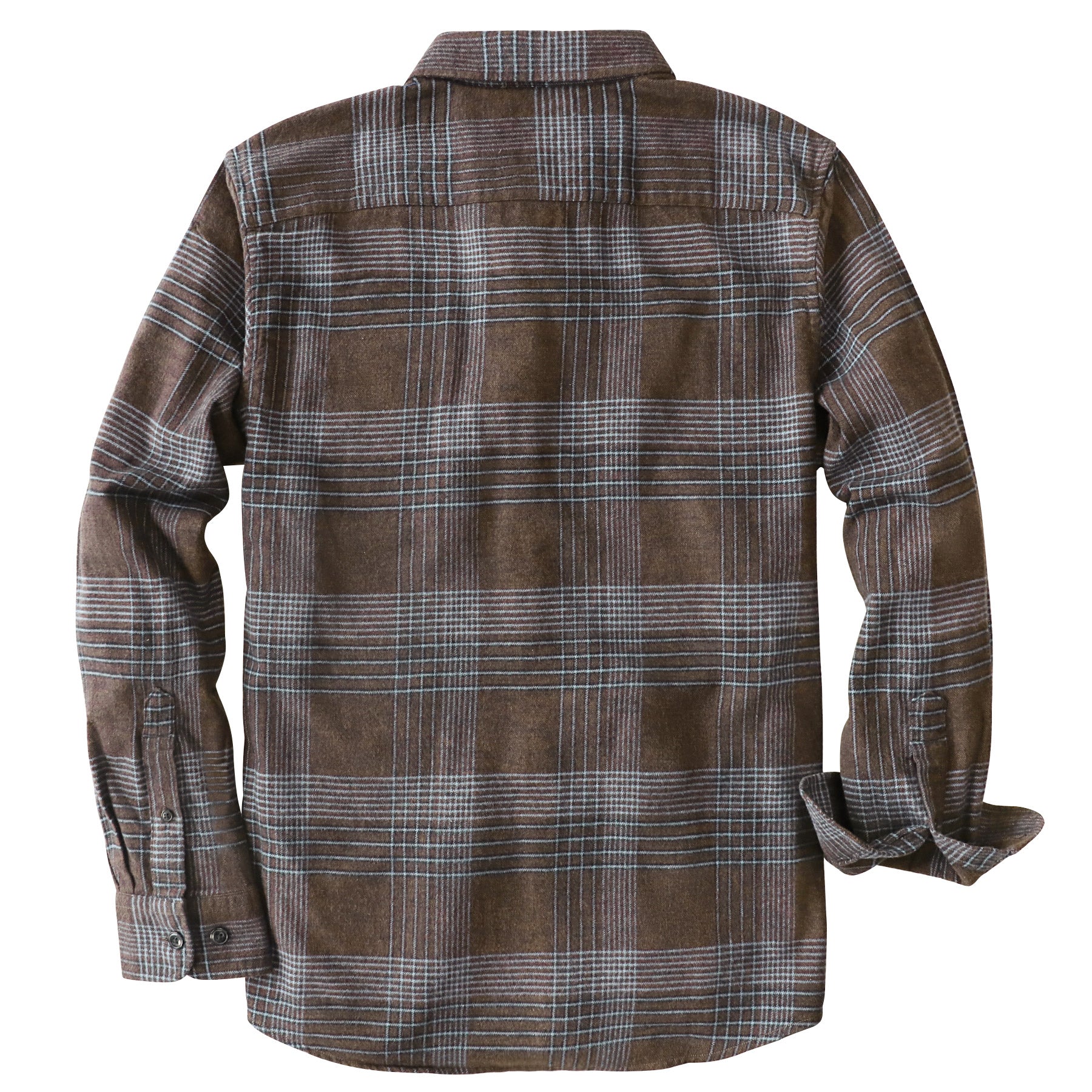 Dubinik® Flannel Shirt for Men 100% Cotton Mens Flannel Shirts Long Sleeve Plaid Soft Casual Button Down Shirt Men#66209