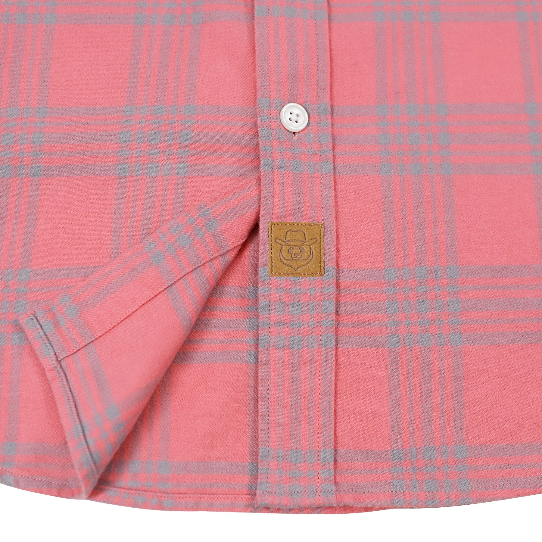 Dubinik® Portez du rose pour la sensibilisation au cancer du sein ! Chemise en flanelle 100 % coton pour homme, manches longues, à carreaux, douce et décontractée, boutonnée, n° 66024