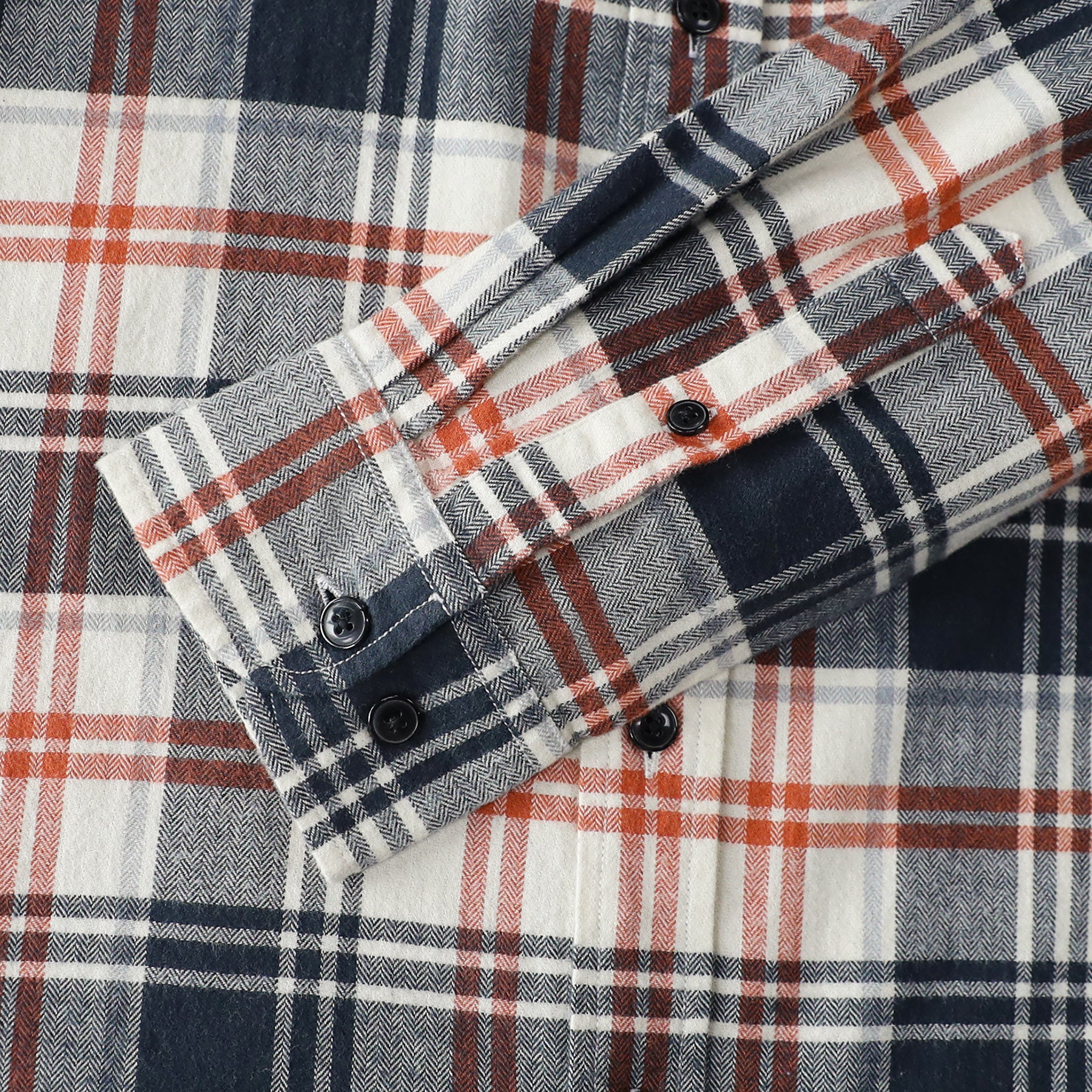 Dubinik® Flanellhemd für Herren, 100 % Baumwolle, Herren-Flanellhemden, langärmelig, kariert, weich, lässig, Button-Down-Hemd, Herren #66118