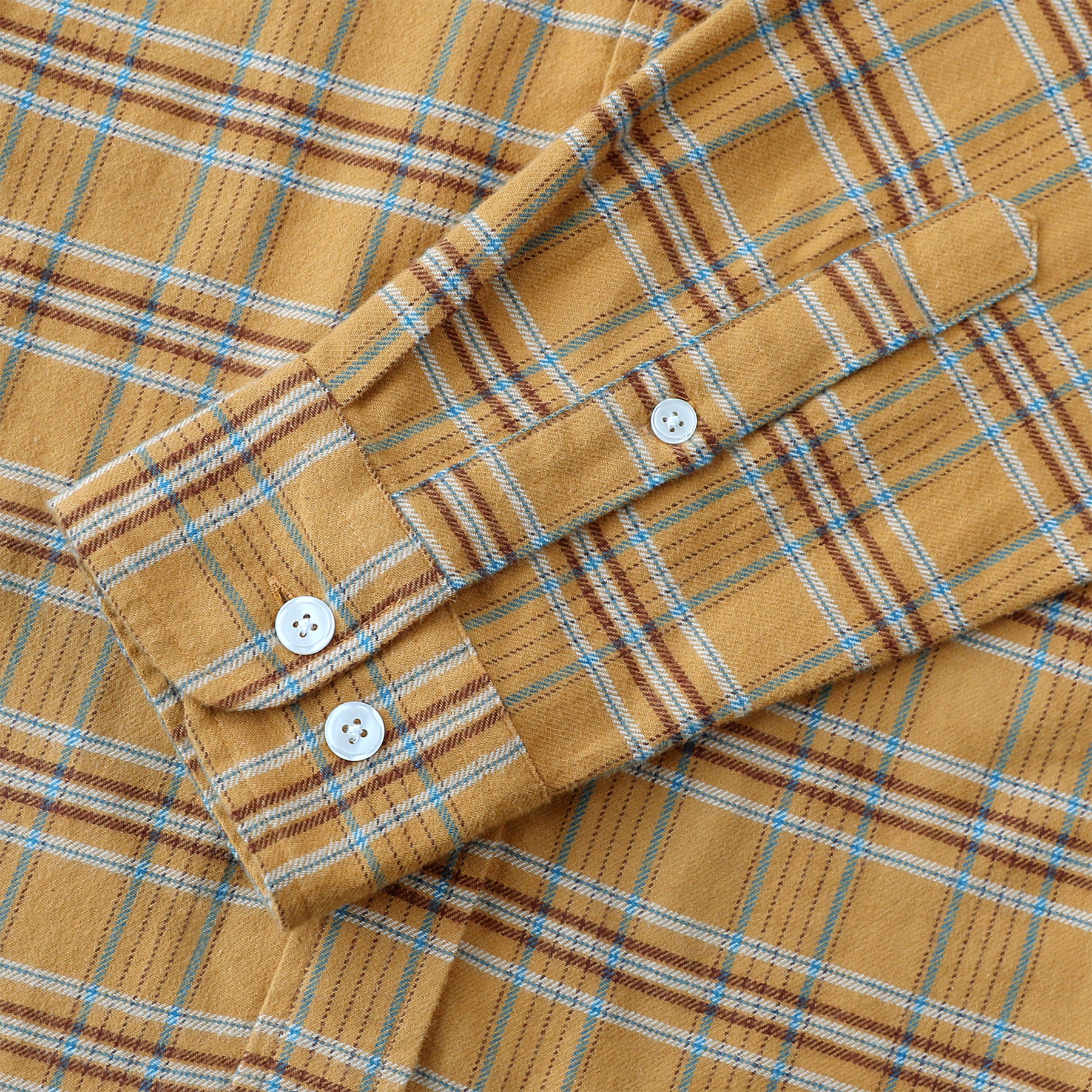 Dubinik® Flanellhemd für Herren, 100 % Baumwolle, Herren-Flanellhemden, langärmelig, kariert, weich, lässig, Button-Down-Hemd, Herren #66205