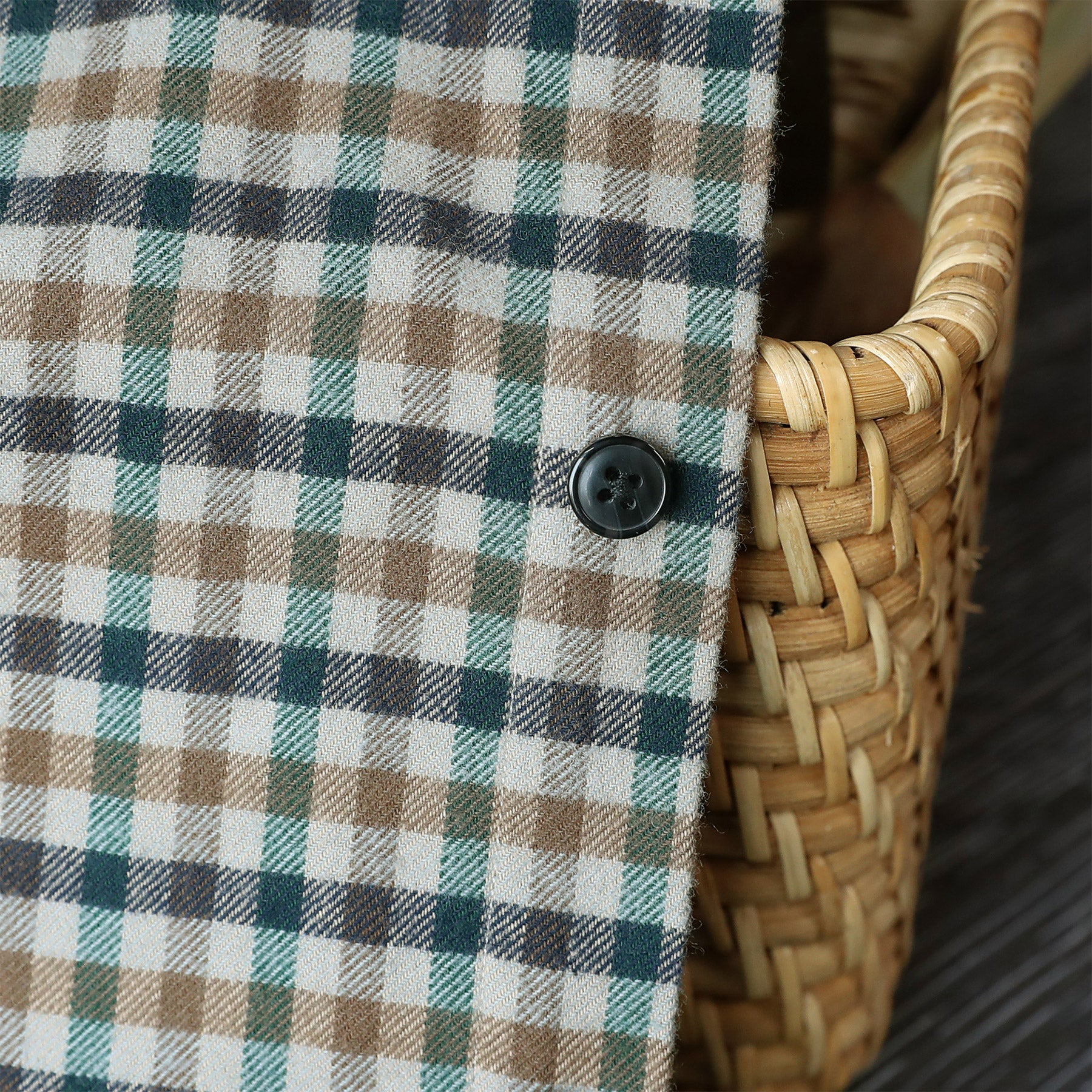 Dubinik® Flanellhemd für Herren, 100 % Baumwolle, Herren-Flanellhemden, langärmelig, kariert, weich, lässig, Button-Down-Hemd, Herren #66202