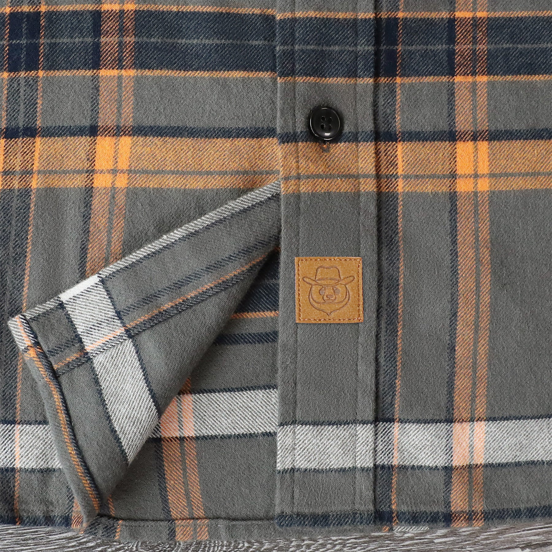 Dubinik® Flanellhemd für Herren, 100 % Baumwolle, Herren-Flanellhemden, langärmelig, kariert, weich, lässig, Button-Down-Hemd, Herren #66204