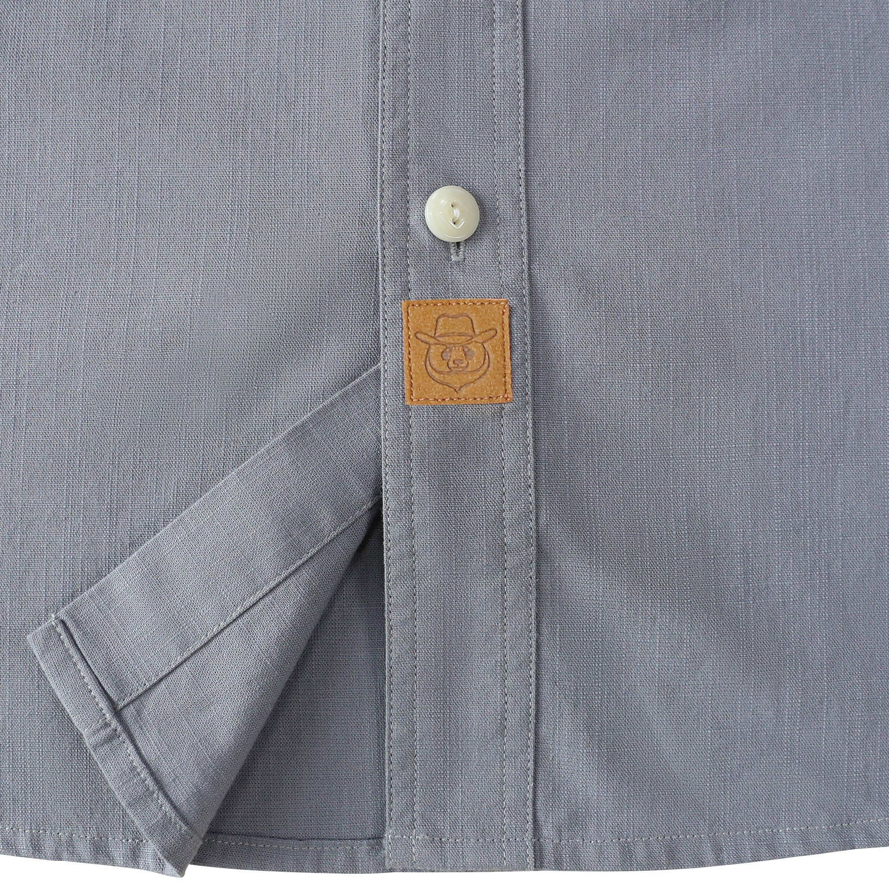 Dubinik® Chemise boutonnée à manches courtes pour homme, décontractée, en coton, coupe classique, légère, avec poches, en chambray, chemise boutonnée à manches courtes pour homme, n° 0057006