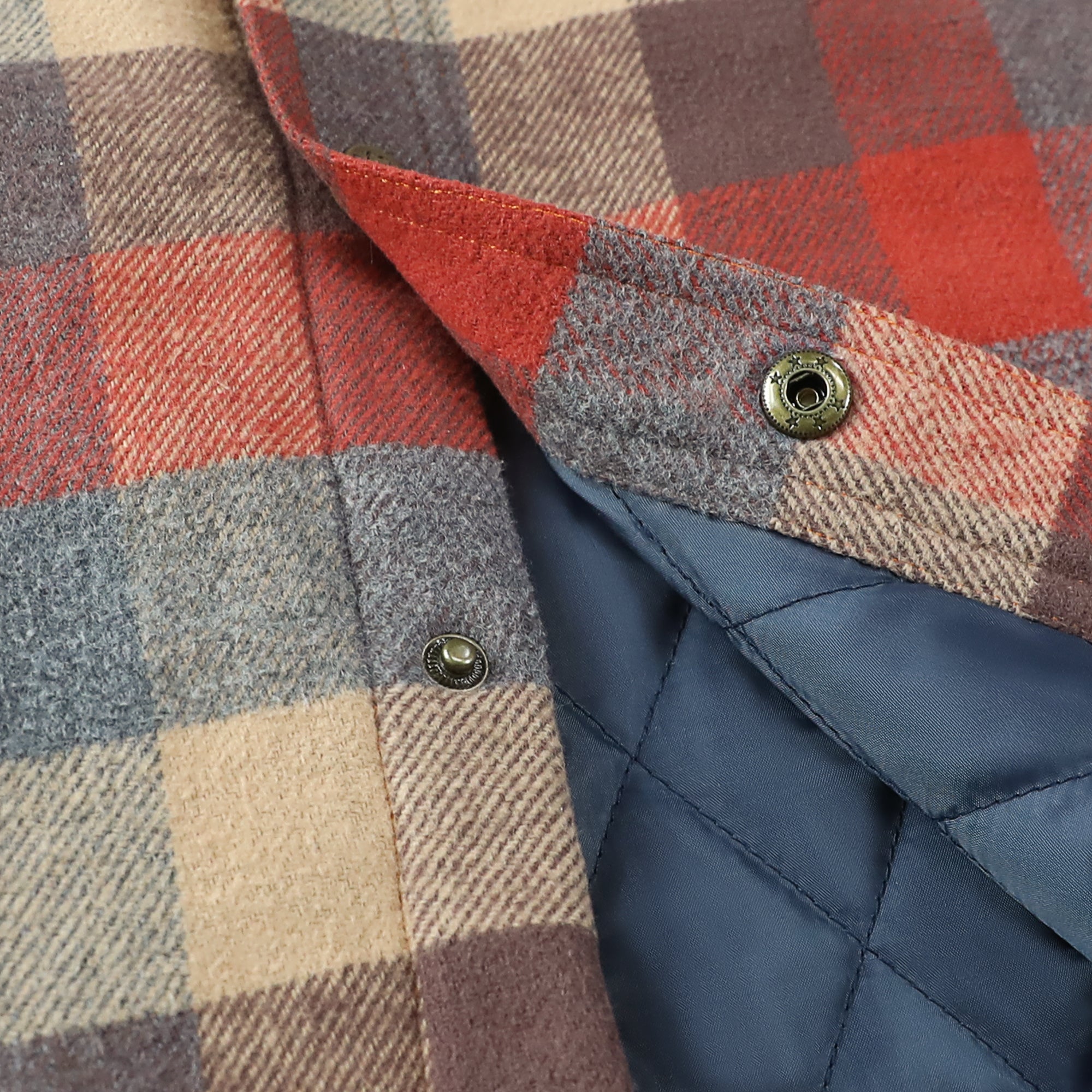 Dubinik® Mens Lightweight Jacket Cozy Warm Lined Flannel Shirts for Men Long Sleeve Snap Casual Plaid 2 Chest Pockets#0181011