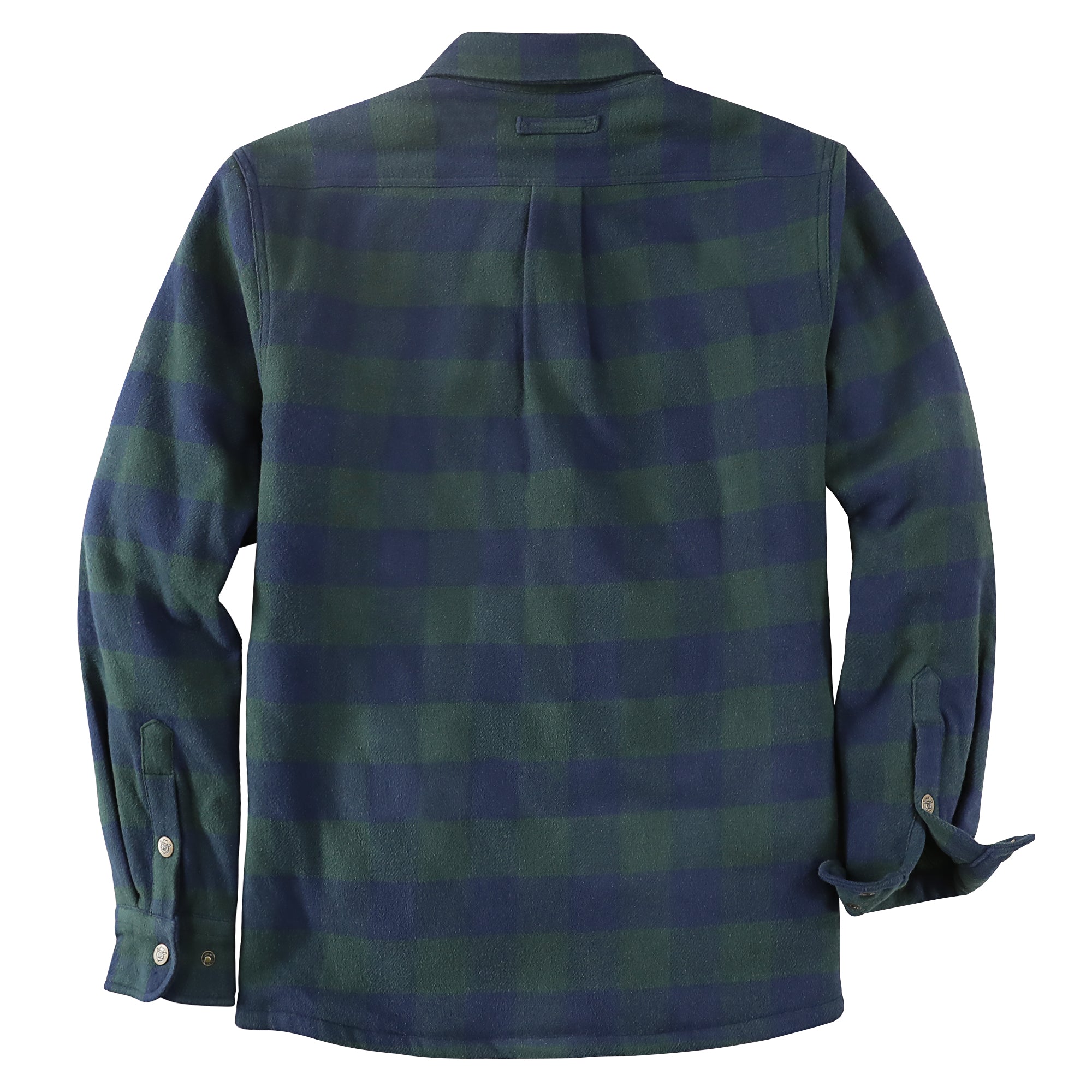 Dubinik® Men’s Overshirt Shacket – Cozy Warm-Lined Plaid Flannel, Lightweight Casual Button-Down Long Sleeve Jacket #0181016