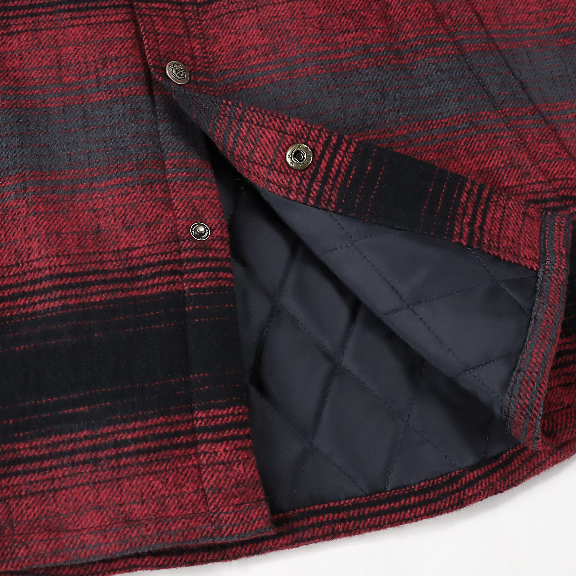 Dubinik® Mens Lightweight Jacket Cozy Warm Lined Flannel Shirts for Men Long Sleeve Snap Casual Plaid 2 Chest Pockets#0181007
