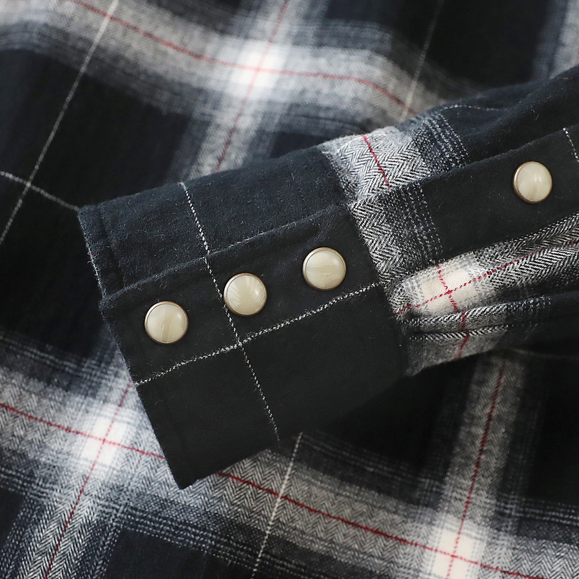 Dubinik® Flannel Shirt for Men Long Sleeve Casual Cozy Snap Button Sawtooth Pocket Western Plaid Shirts Soft Pure Cotton#37021