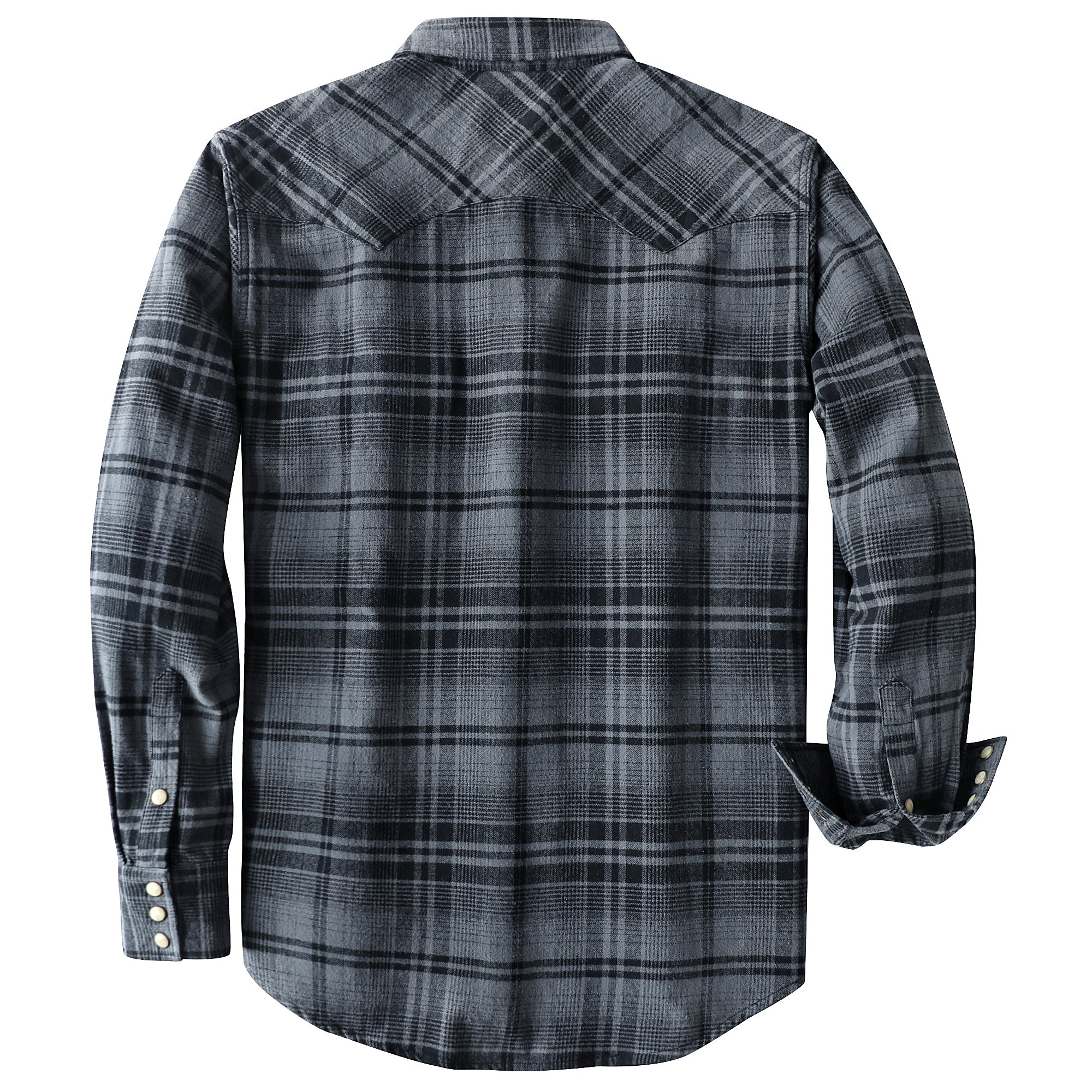 Dubinik® Flannel Shirt for Men Long Sleeve Casual Cozy Snap Button Western Plaid Shirts Soft Pure Cotton#37009