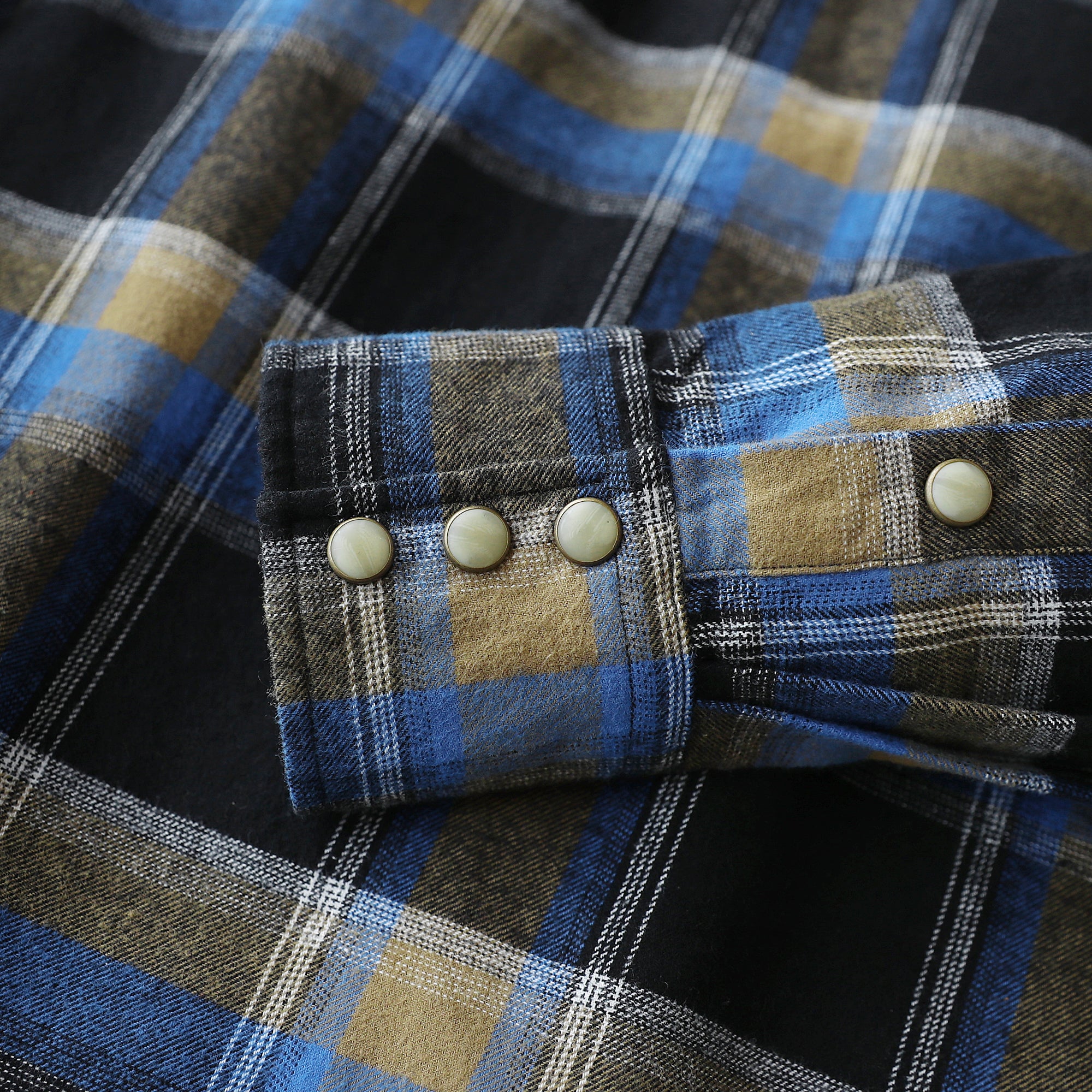 Dubinik® Flannel Shirt for Men Long Sleeve Casual Cozy Snap Button Western Plaid Shirts Soft Pure Cotton#37002