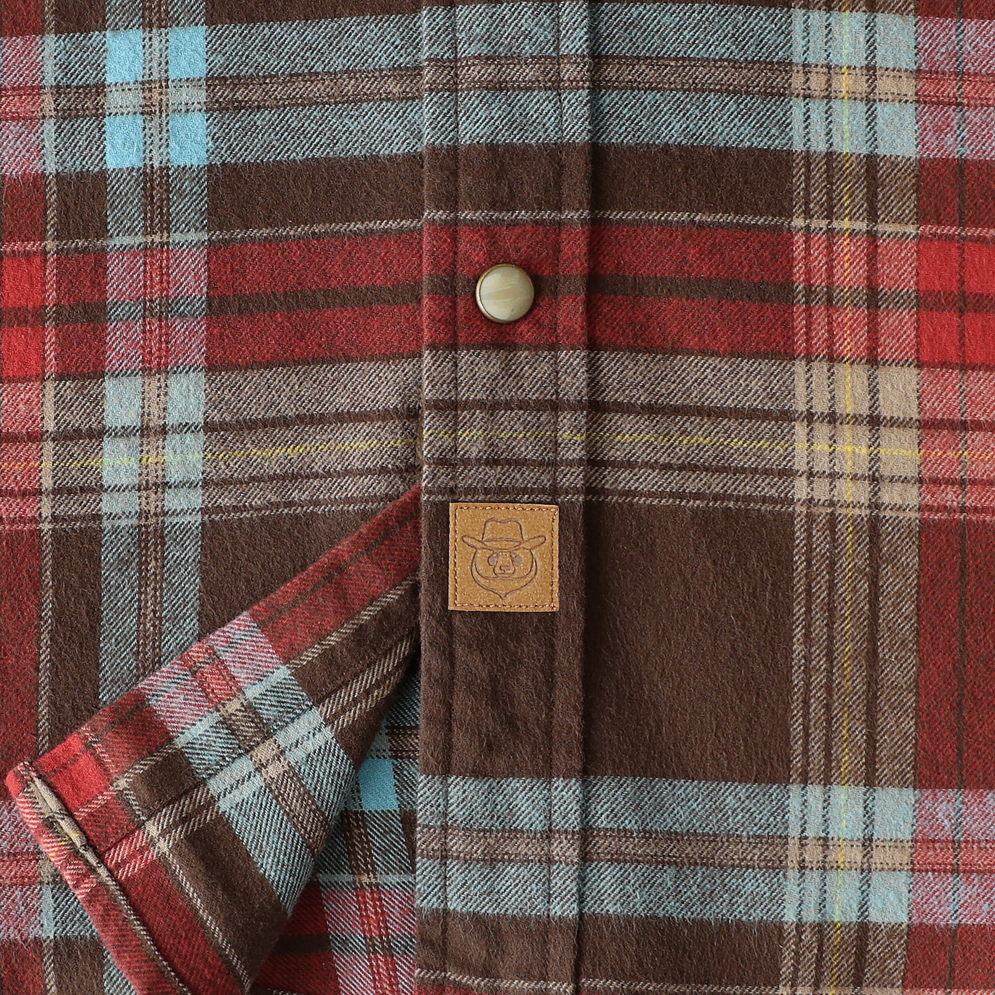 Dubinik® Flannel Shirt for Men Long Sleeve Casual Cozy Snap Button Western Plaid Shirts Soft Pure Cotton#37011