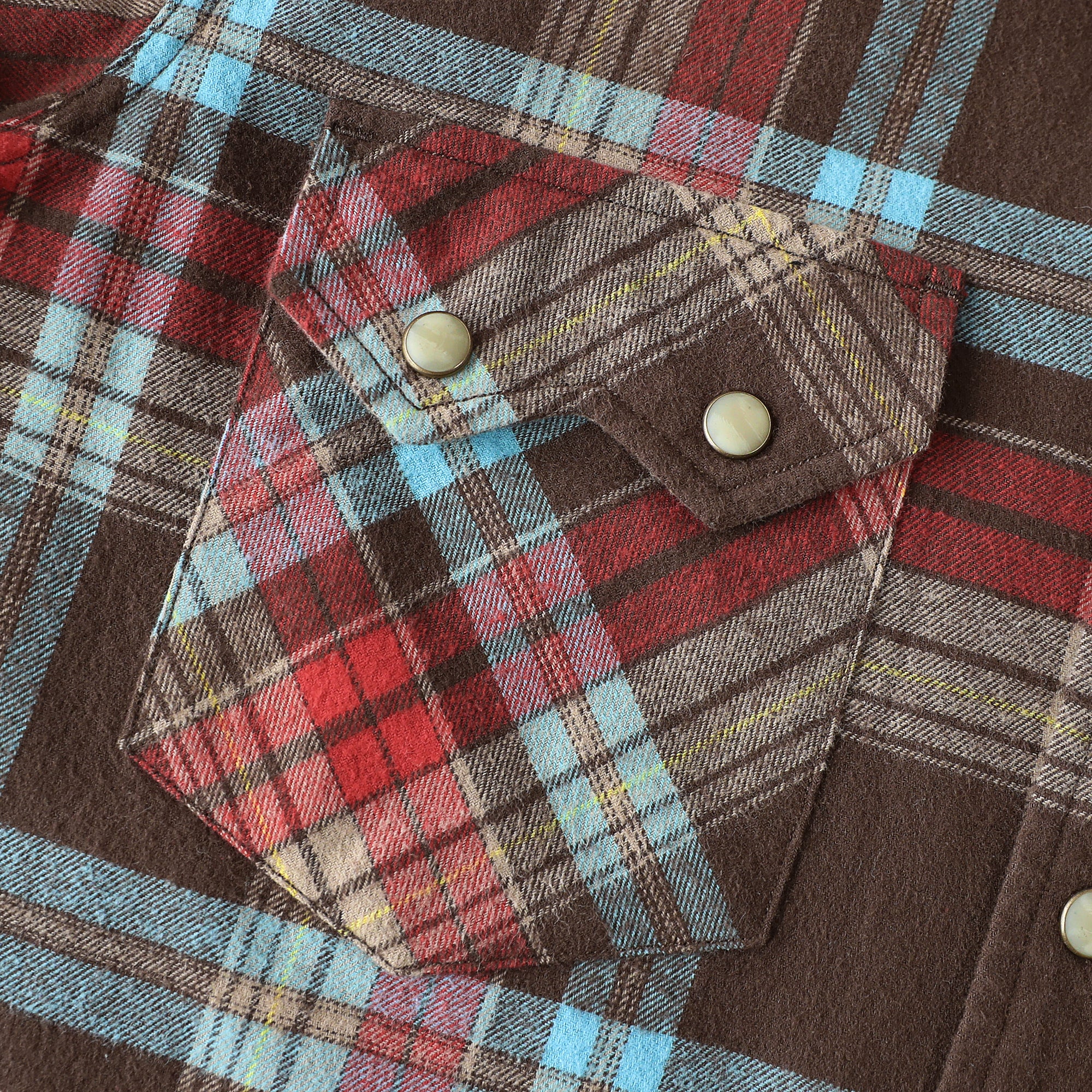 Dubinik® Flannel Shirt for Men Long Sleeve Casual Cozy Snap Button Western Plaid Shirts Soft Pure Cotton#37011