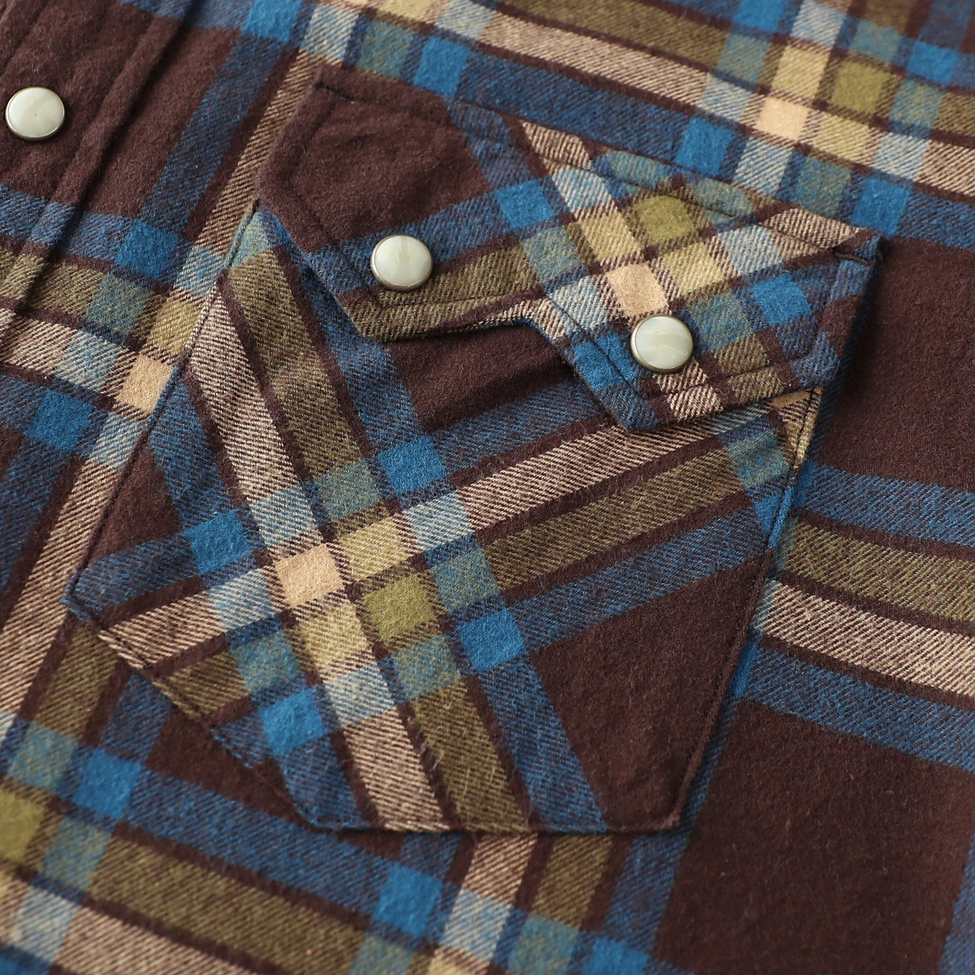 Dubinik® Flannel Shirt for Men Long Sleeve Casual Cozy Snap Button Western Plaid Shirts Soft Pure Cotton#37004
