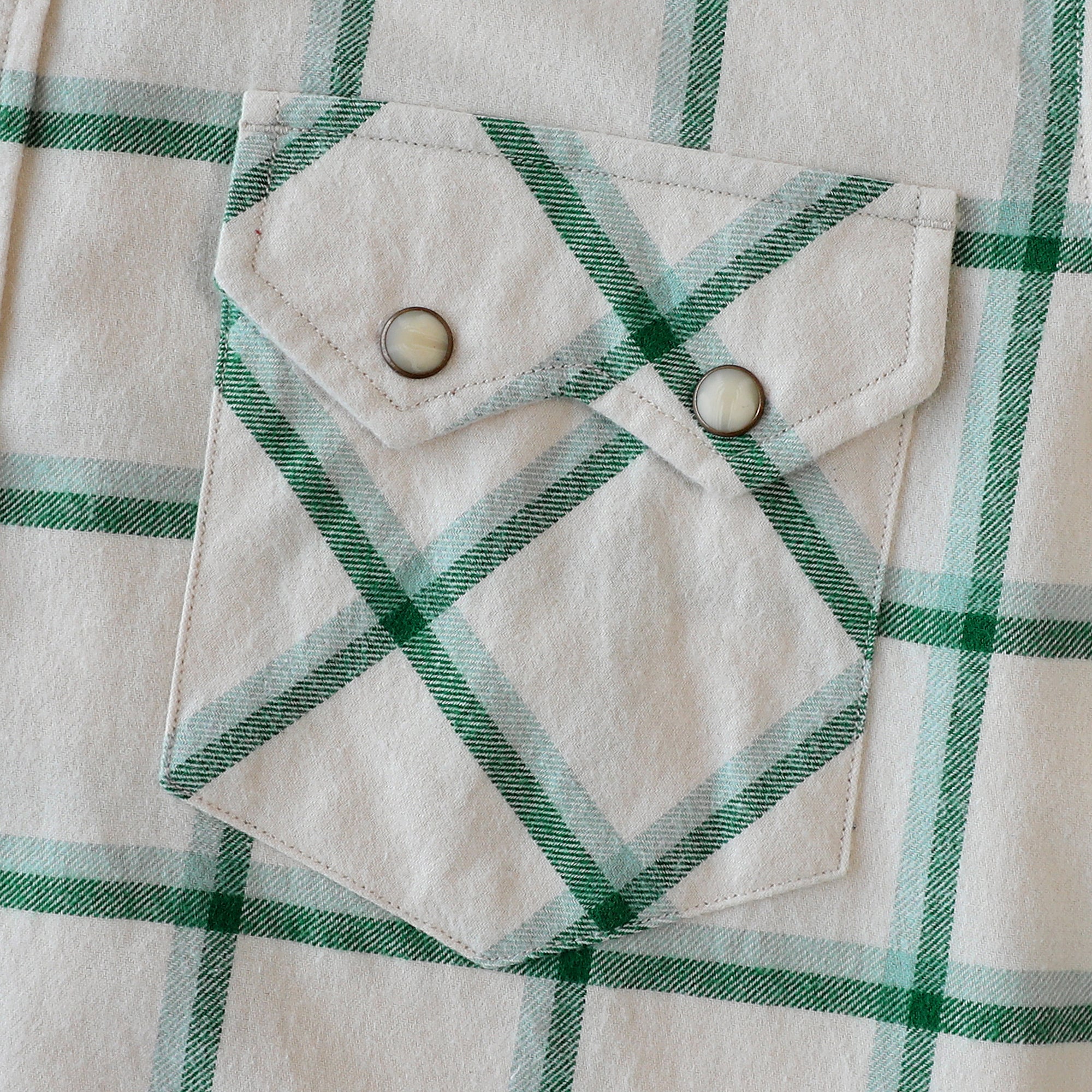 Dubinik® Green Flannel Shirt for Men Long Sleeve Casual Cozy Snap Button Western Plaid Shirts Soft Pure Cotton#37018