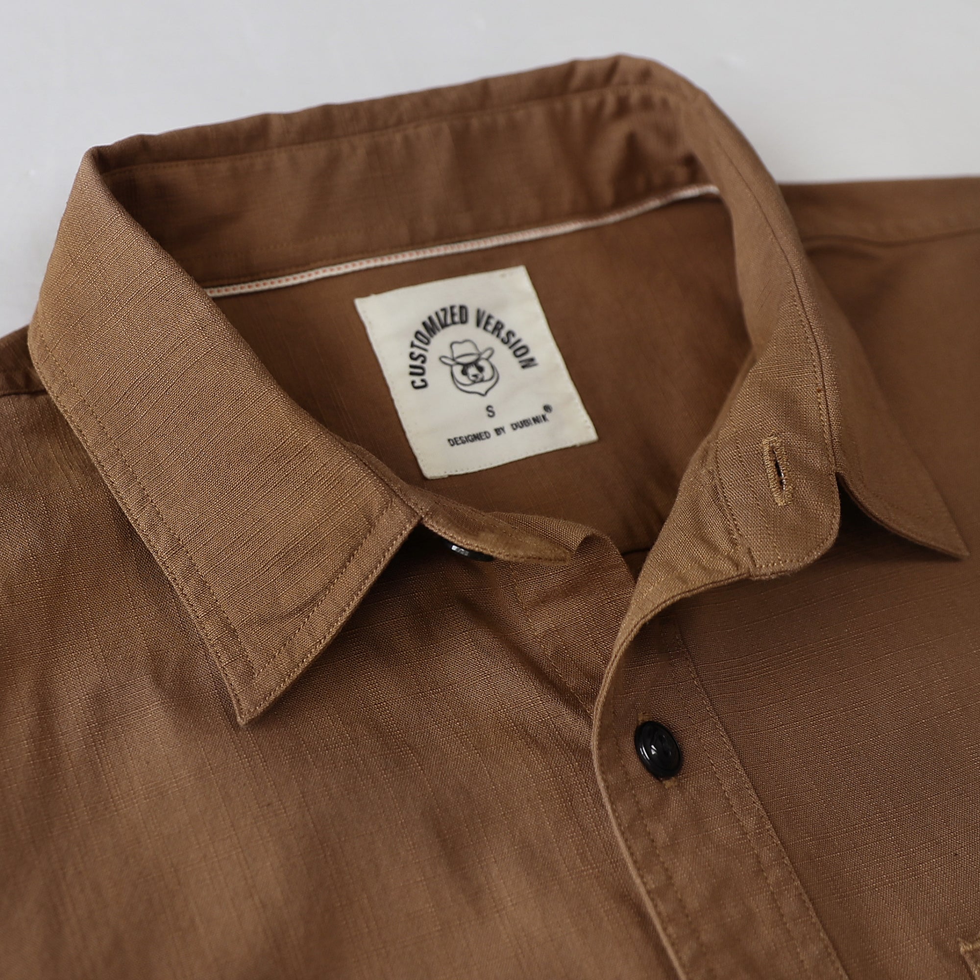 Dubinik® Light Blue Chambray Long Sleeve Button-Front Closure Pocket Cotton Workshirt#58011