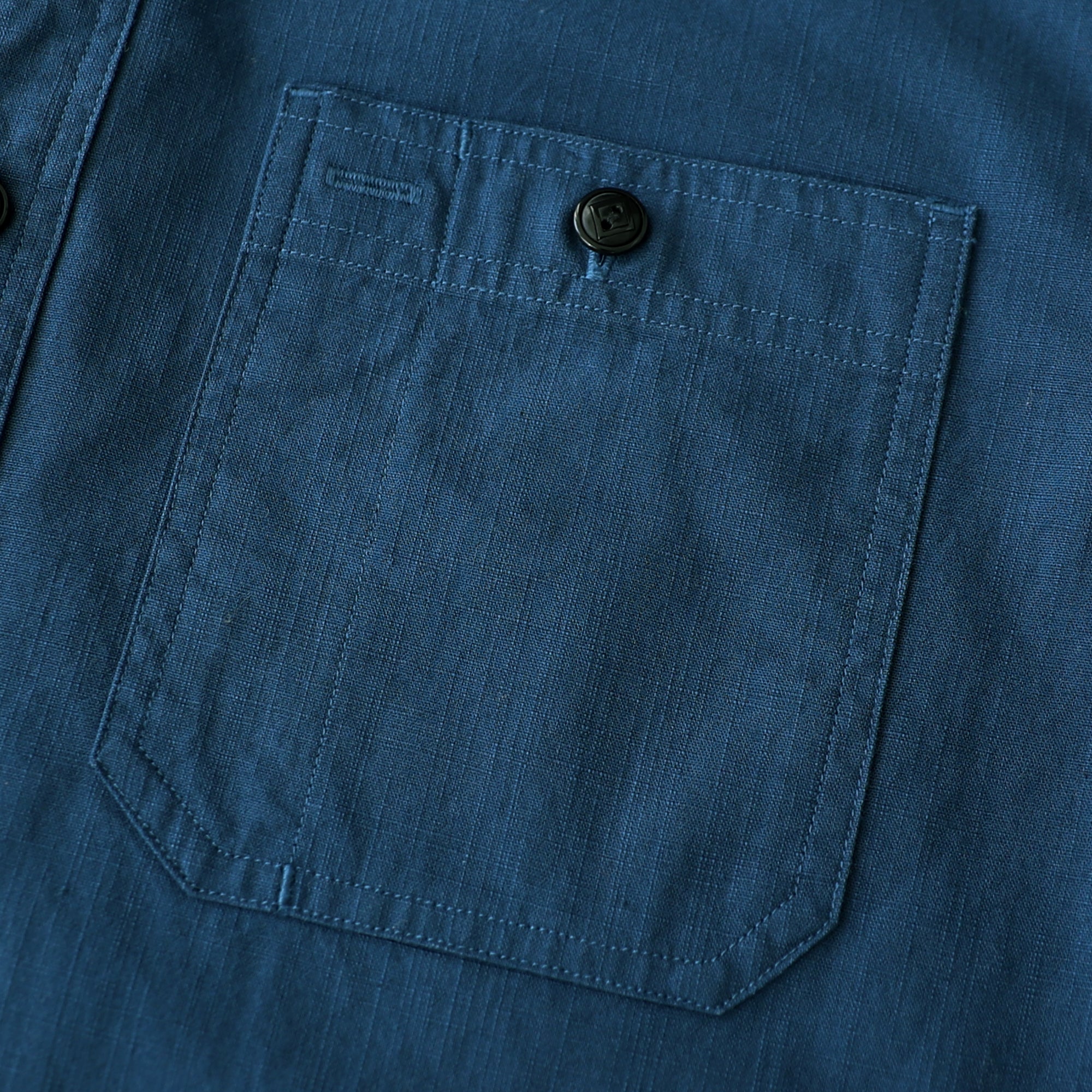 Dubinik® Light Blue Chambray Long Sleeve Button-Front Closure Pocket Cotton Workshirt#58015