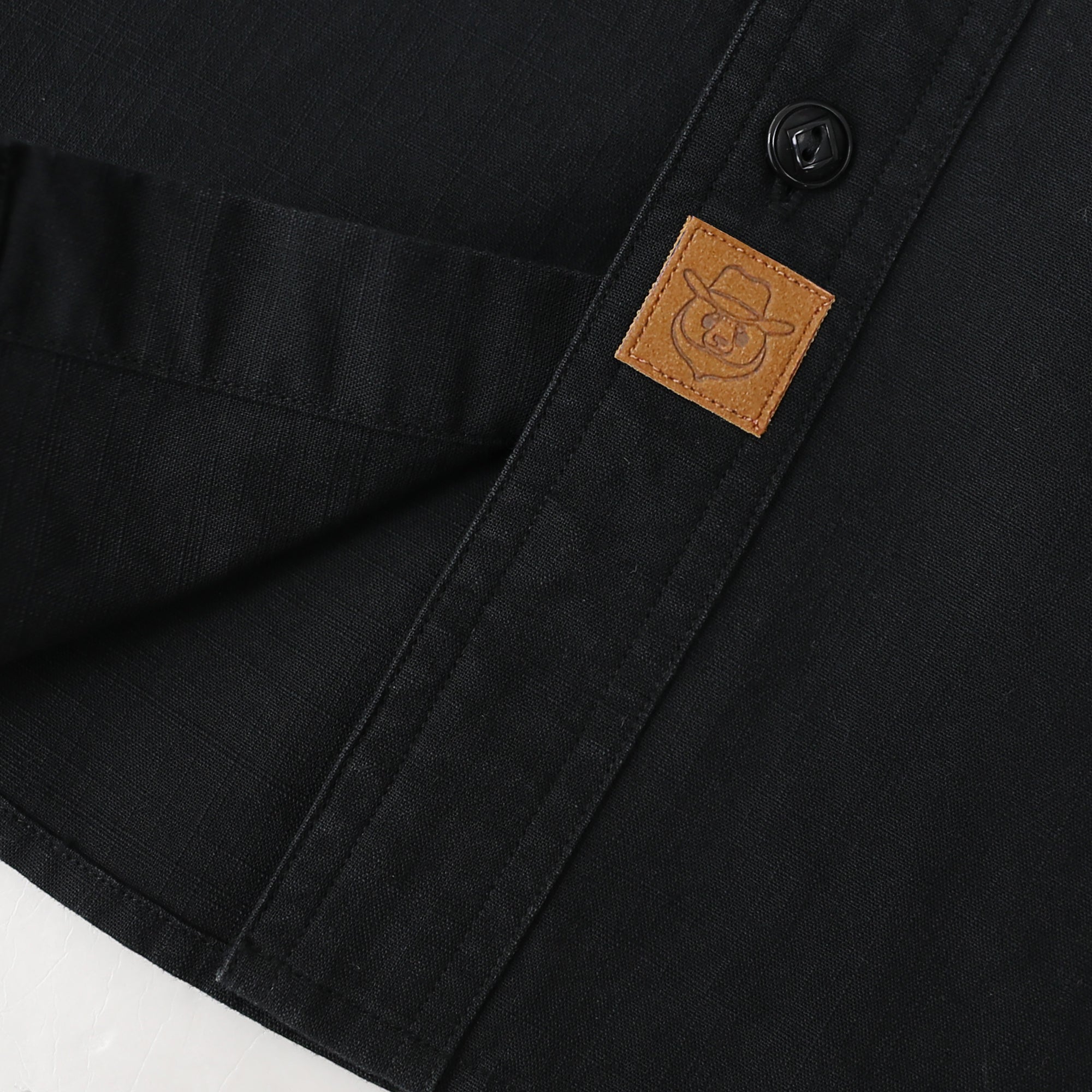Dubinik® Light Blue Chambray Long Sleeve Button-Front Closure Pocket Cotton Workshirt#58013