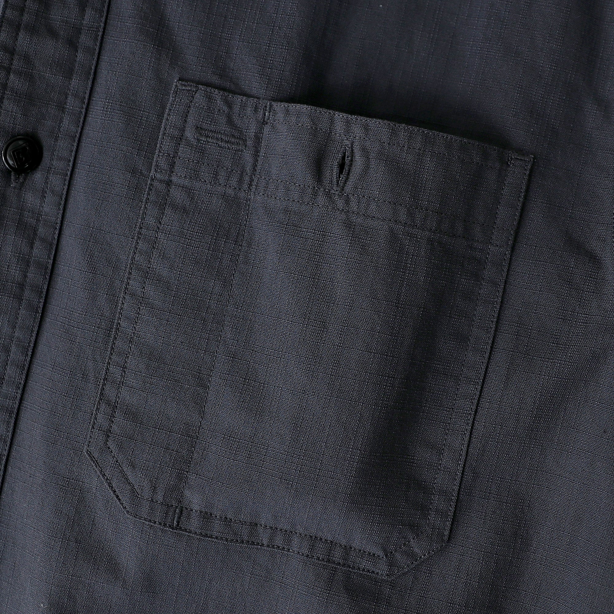 Dubinik® Light Blue Chambray Long Sleeve Button-Front Closure Pocket Cotton Workshirt#58016