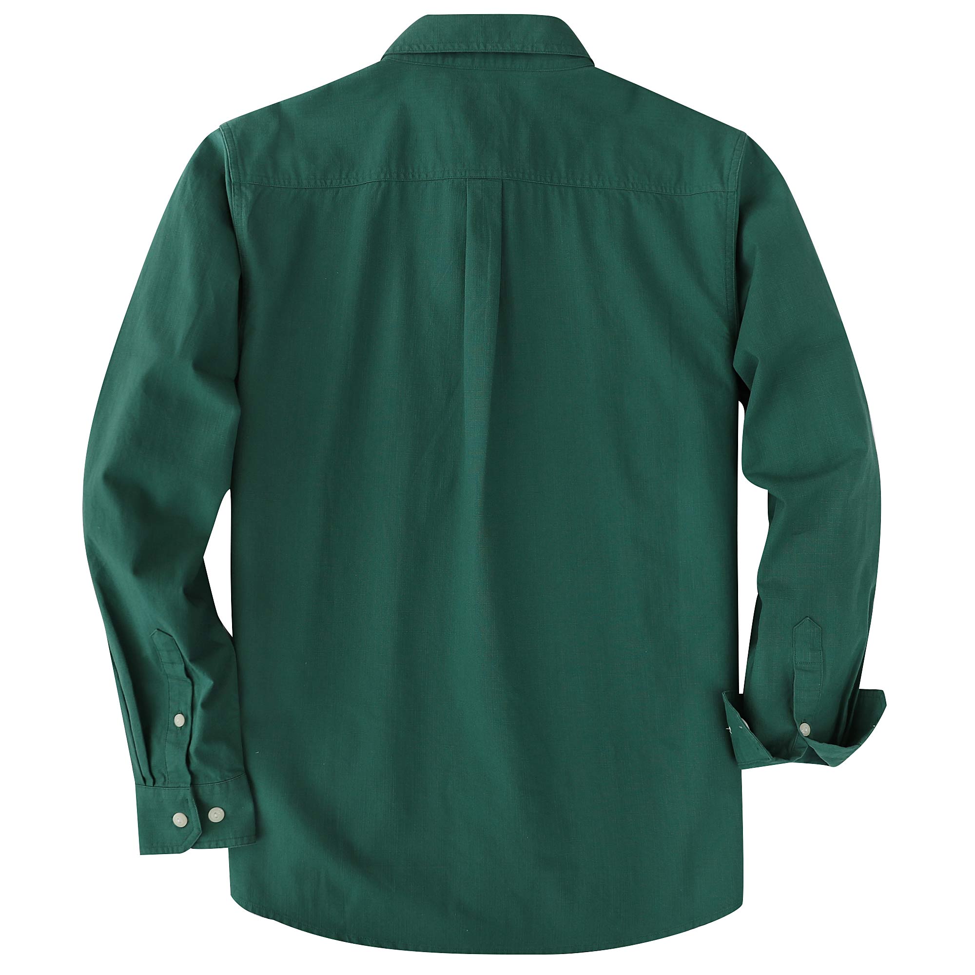 Dubinik® Light Blue Chambray Long Sleeve Button-Front Closure Pocket Cotton Workshirt#58014