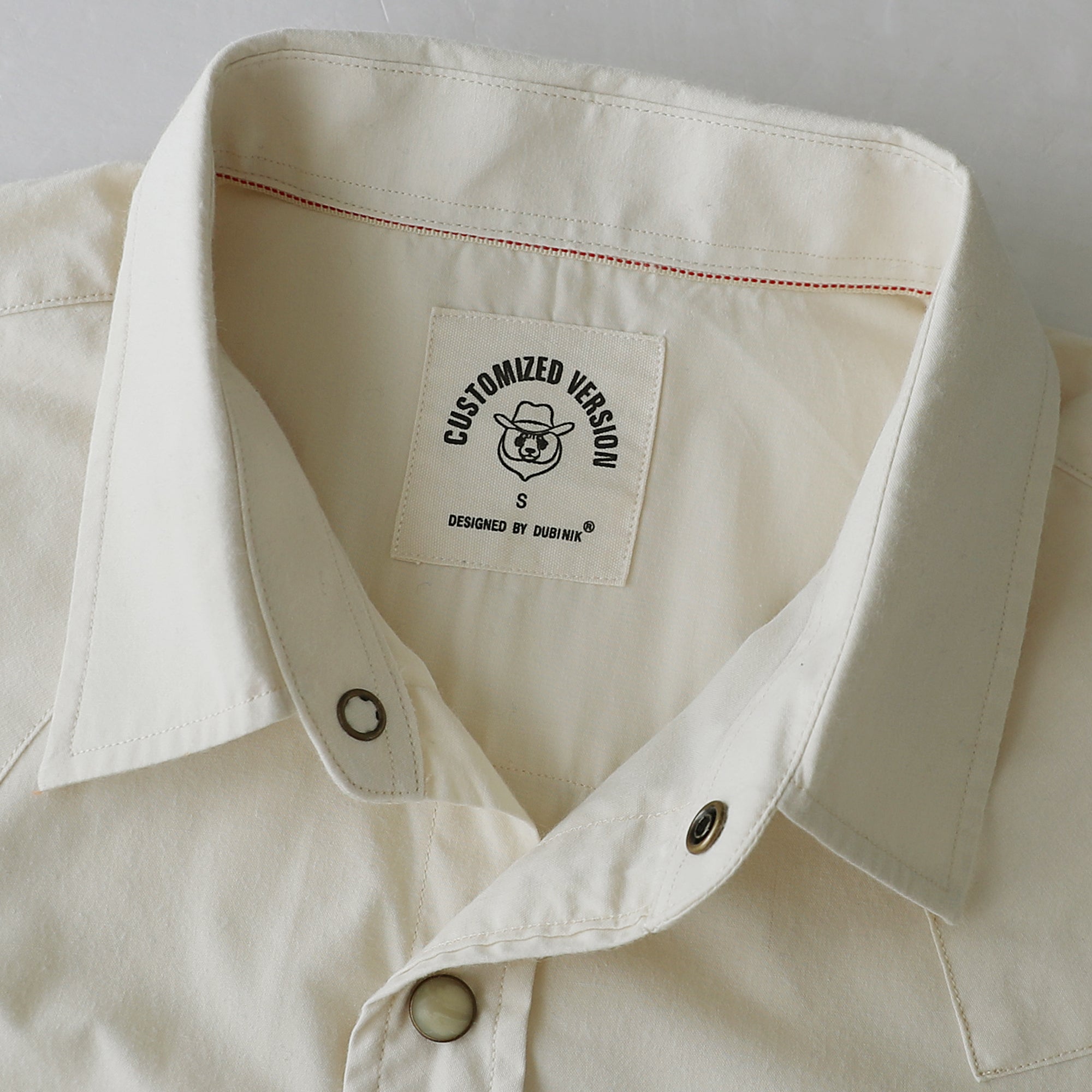 Dubinik® Pearl Snap Solid Beige Shirts For Men Long Sleeve Lightweight Casual Western Plaid Cowboy Cotton Vintage Work Shirt#48032
