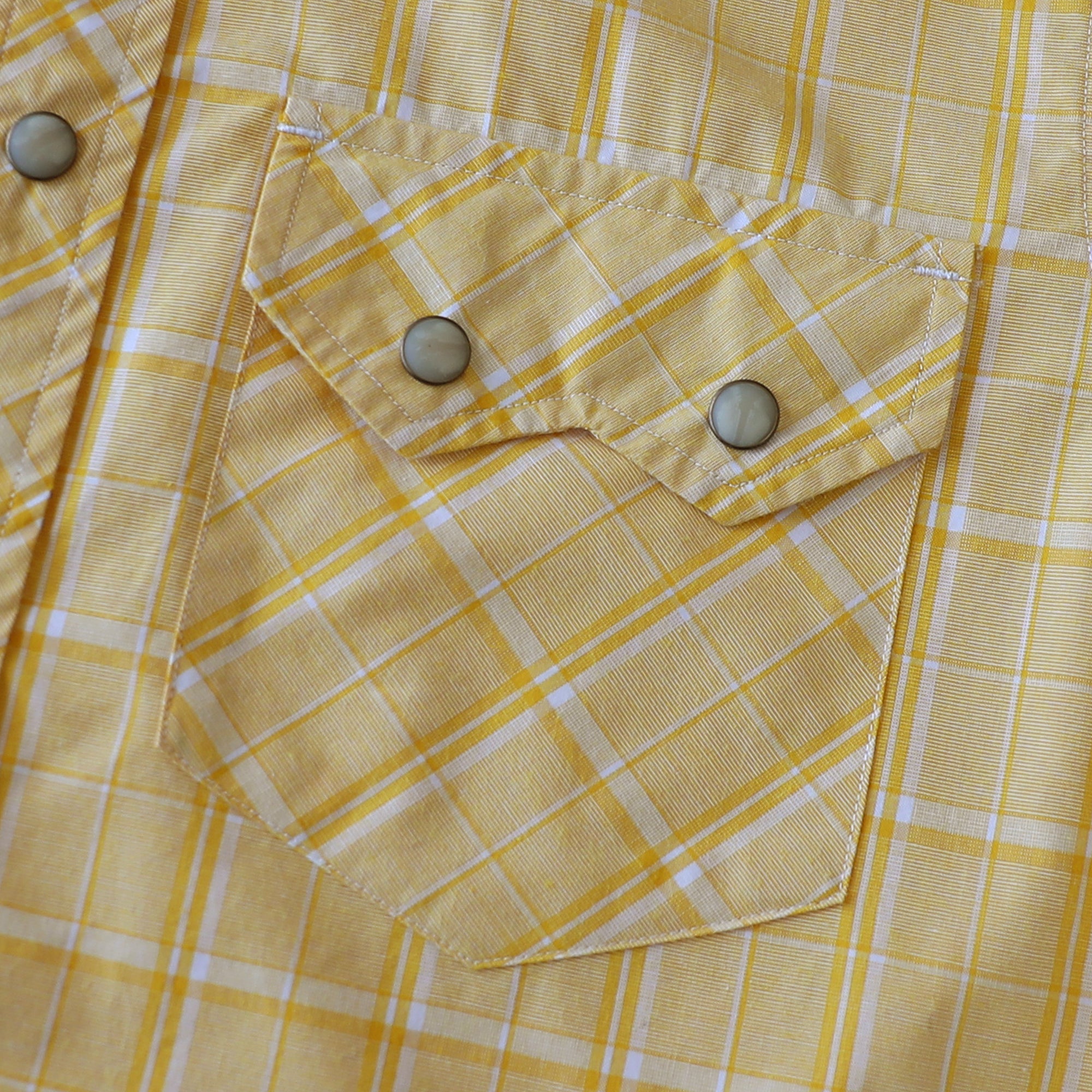 Dubinik® Pearl Snap Shirts For Men Long Sleeve Lightweight Casual Western Plaid Cowboy Cotton Vintage Work Shirt#48011