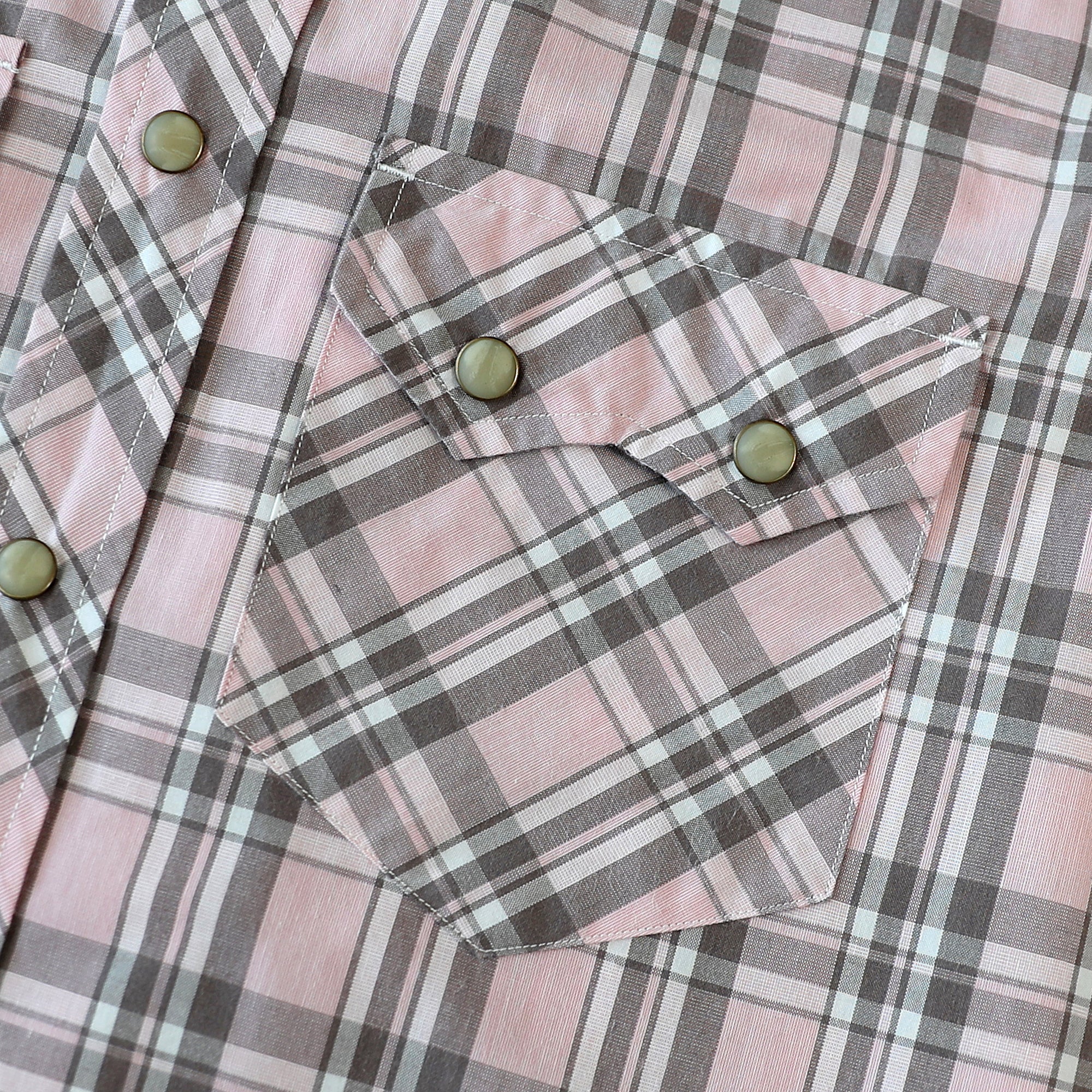 Dubinik® Pearl Snap Shirts For Men Long Sleeve Lightweight Casual Western Plaid Cowboy Cotton Vintage Work Shirt#48018