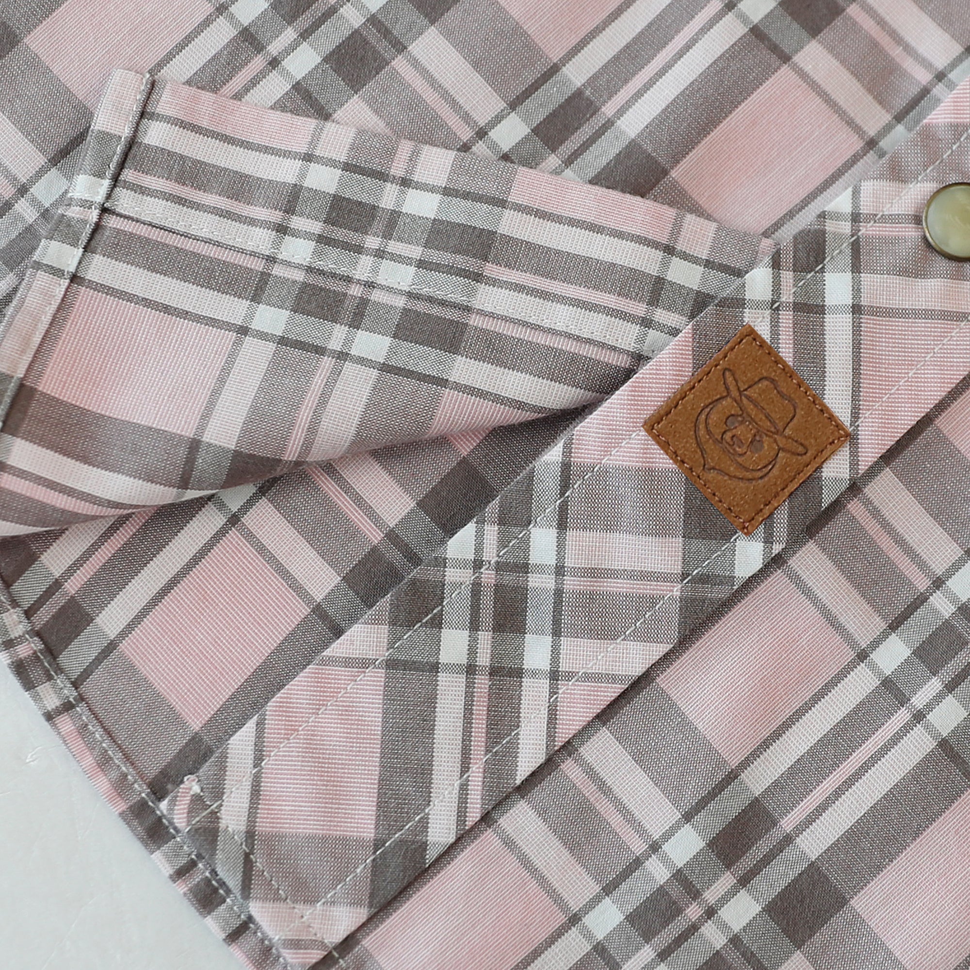 Dubinik® Pearl Snap Shirts For Men Long Sleeve Lightweight Casual Western Plaid Cowboy Cotton Vintage Work Shirt#48018